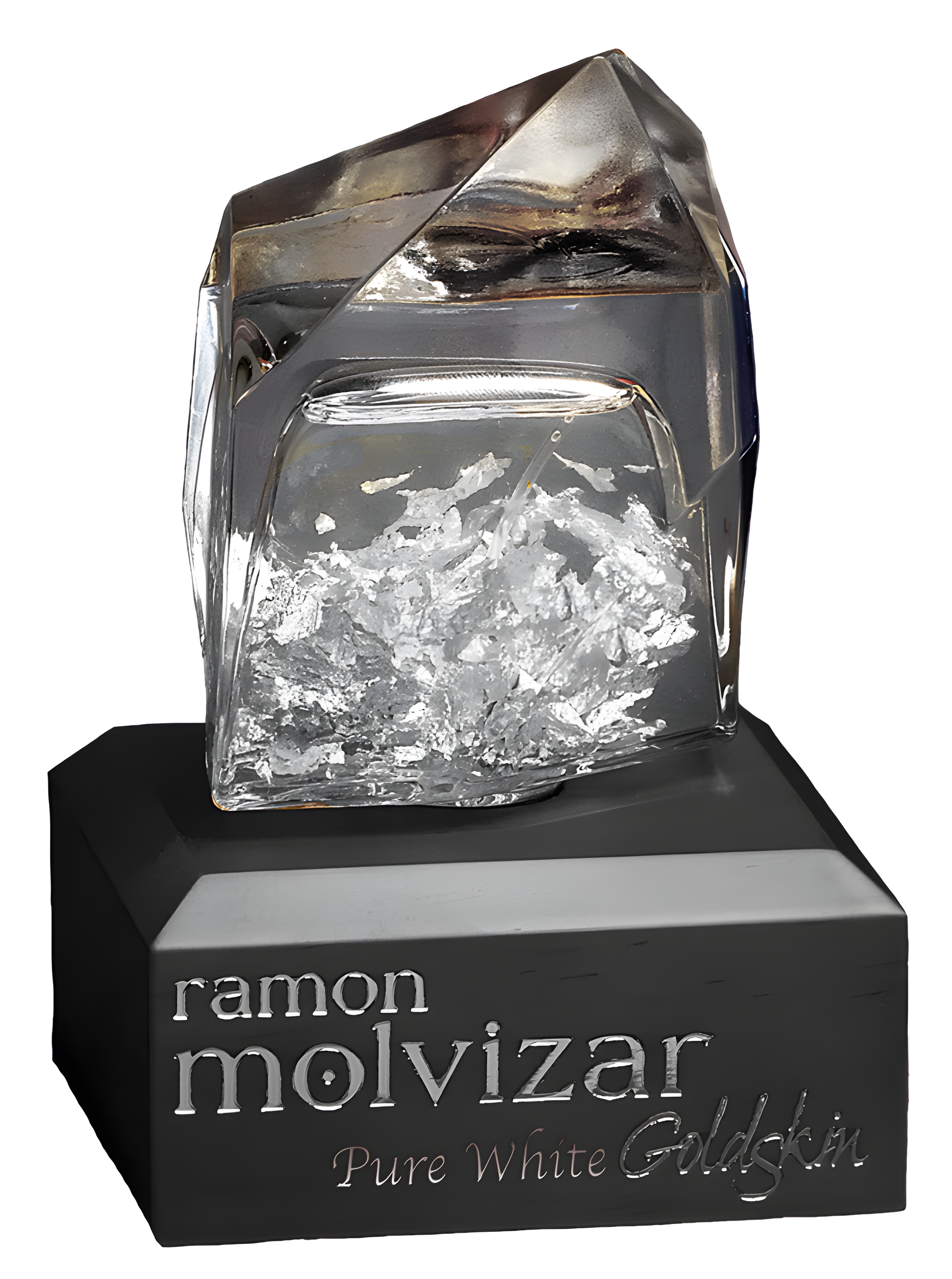 Pure White Goldskin by Ramon Molvizar perfume bottle