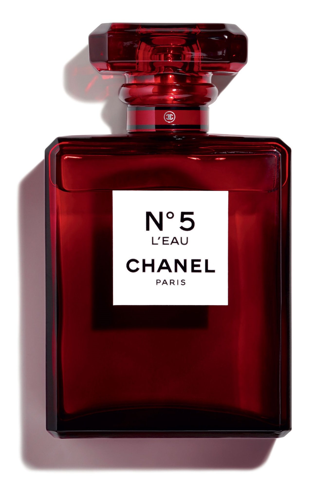 Chanel No 5 L'Eau Red Edition by Chanel perfume bottle