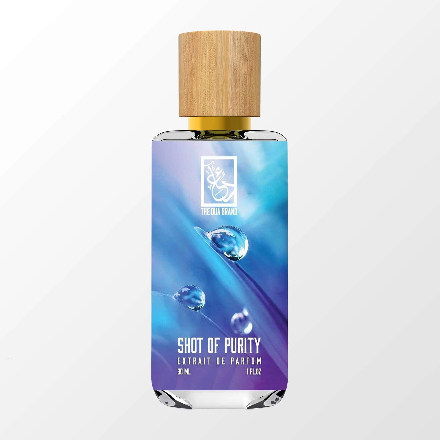 Shot of Purity by The Dua Brand perfume bottle