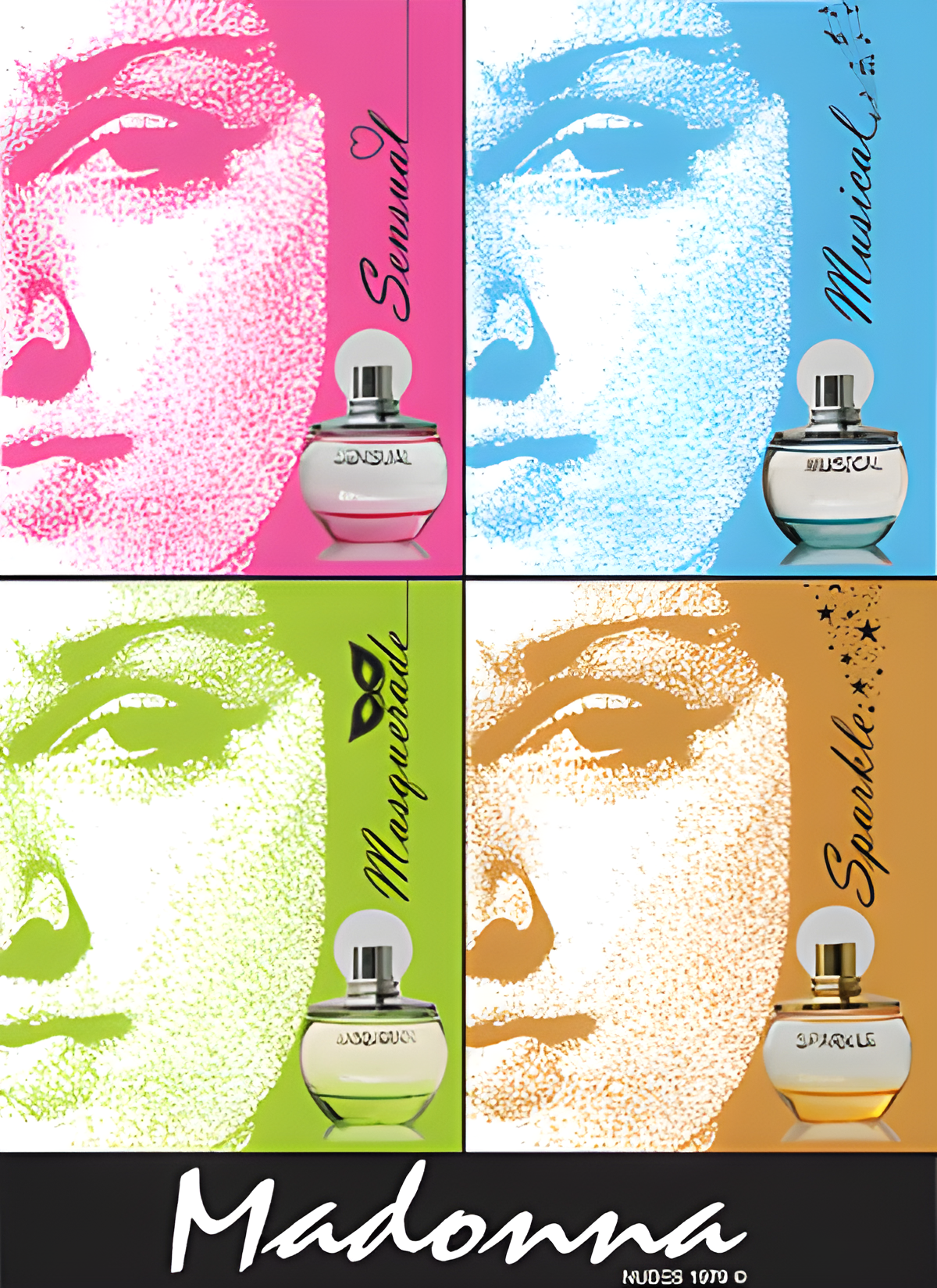 Masquerade by Madonna Nudes 1979 perfume bottle