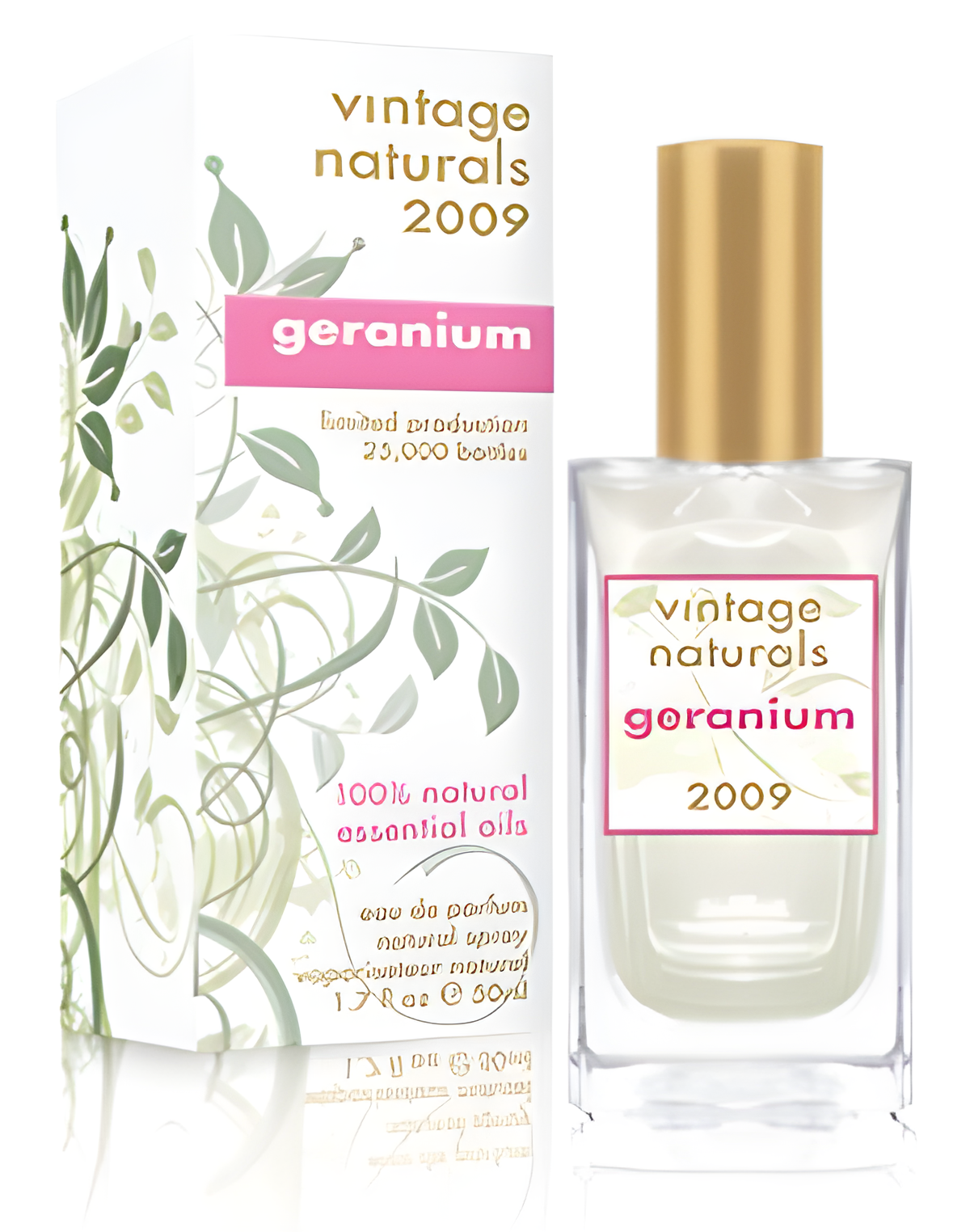 Vintage Naturals 2009 Geranium by Demeter Fragrance perfume bottle