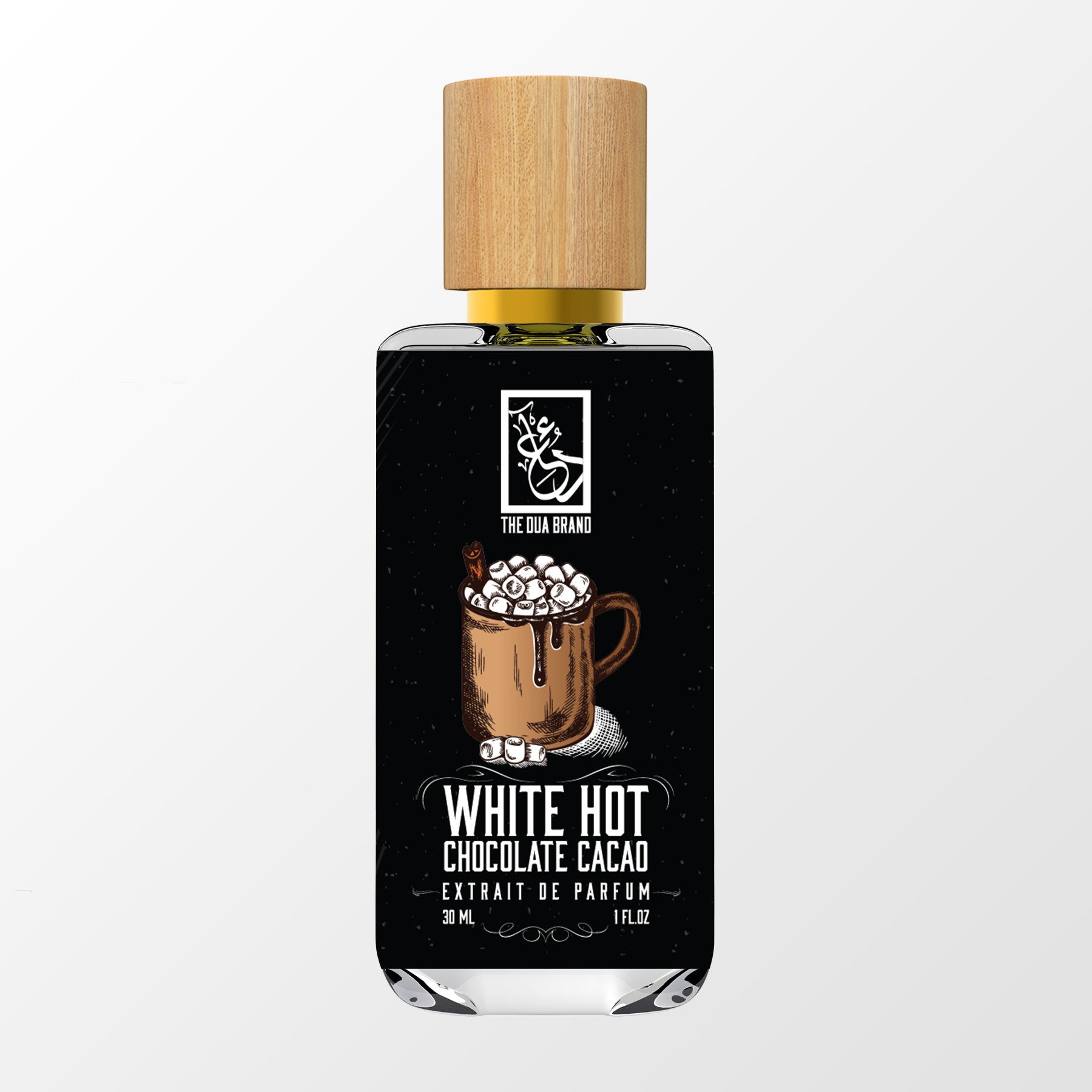 White Hot Chocolate Cacao by The Dua Brand perfume bottle