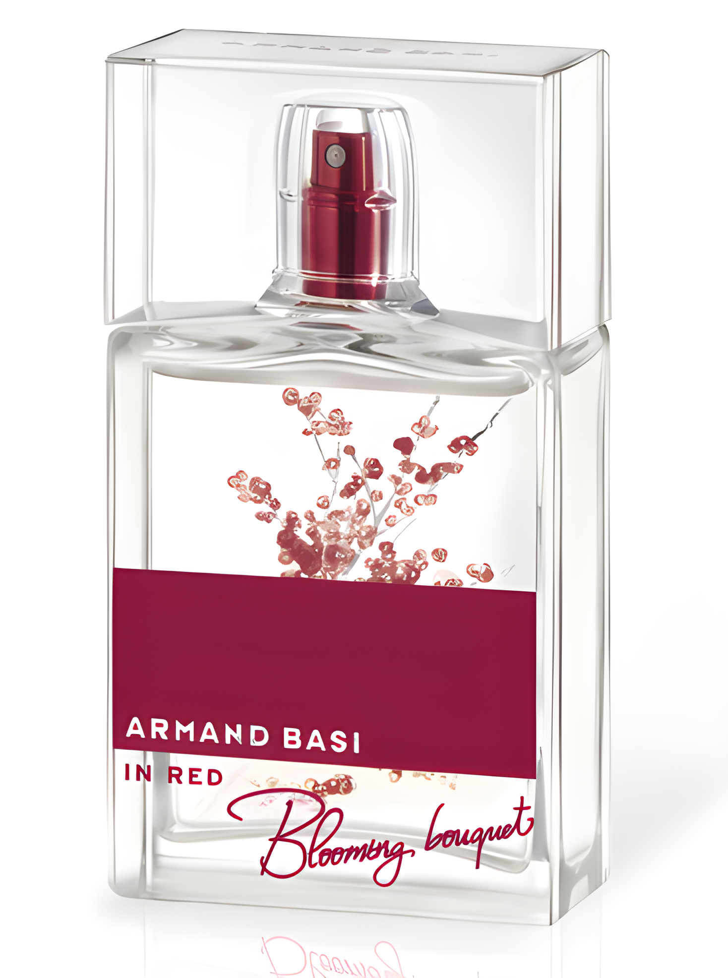In Red Blooming Bouquet by Armand Basi perfume bottle