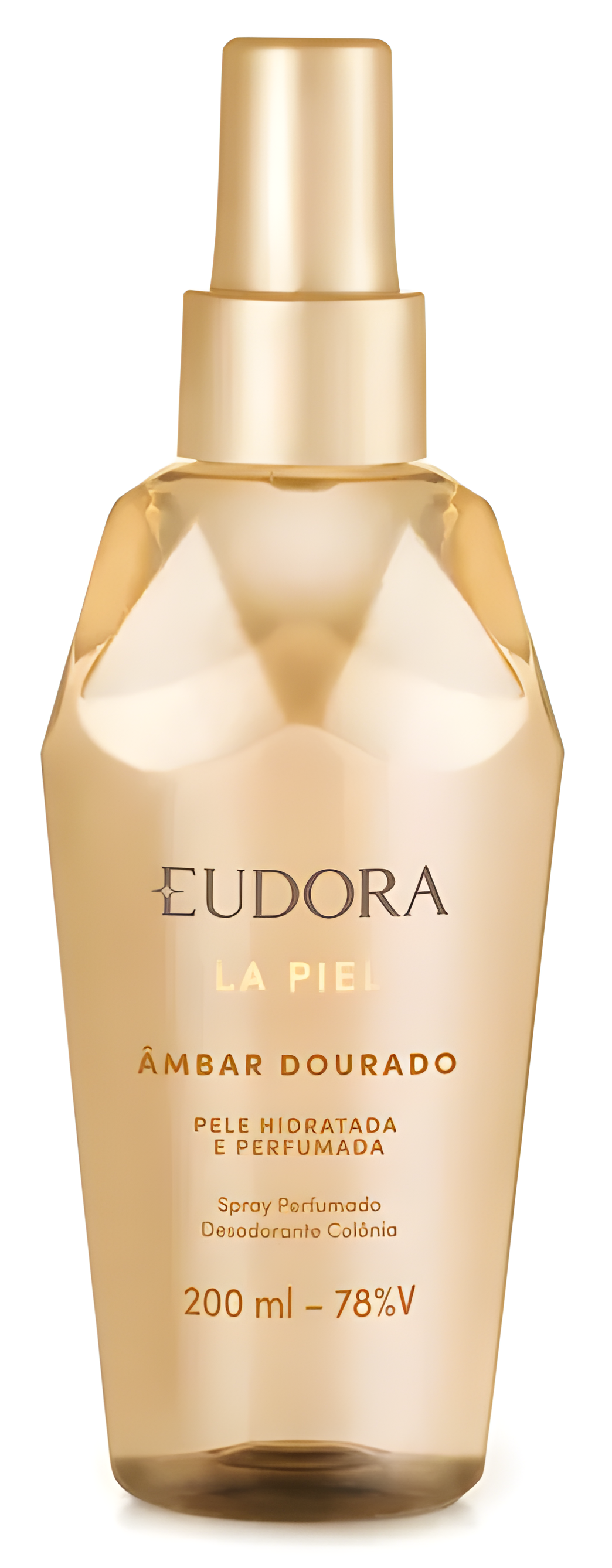 La Piel Âmbar Dourado by Eudora perfume bottle