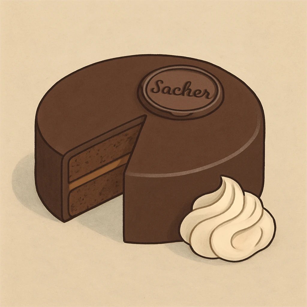Picture of Sacher Torte note