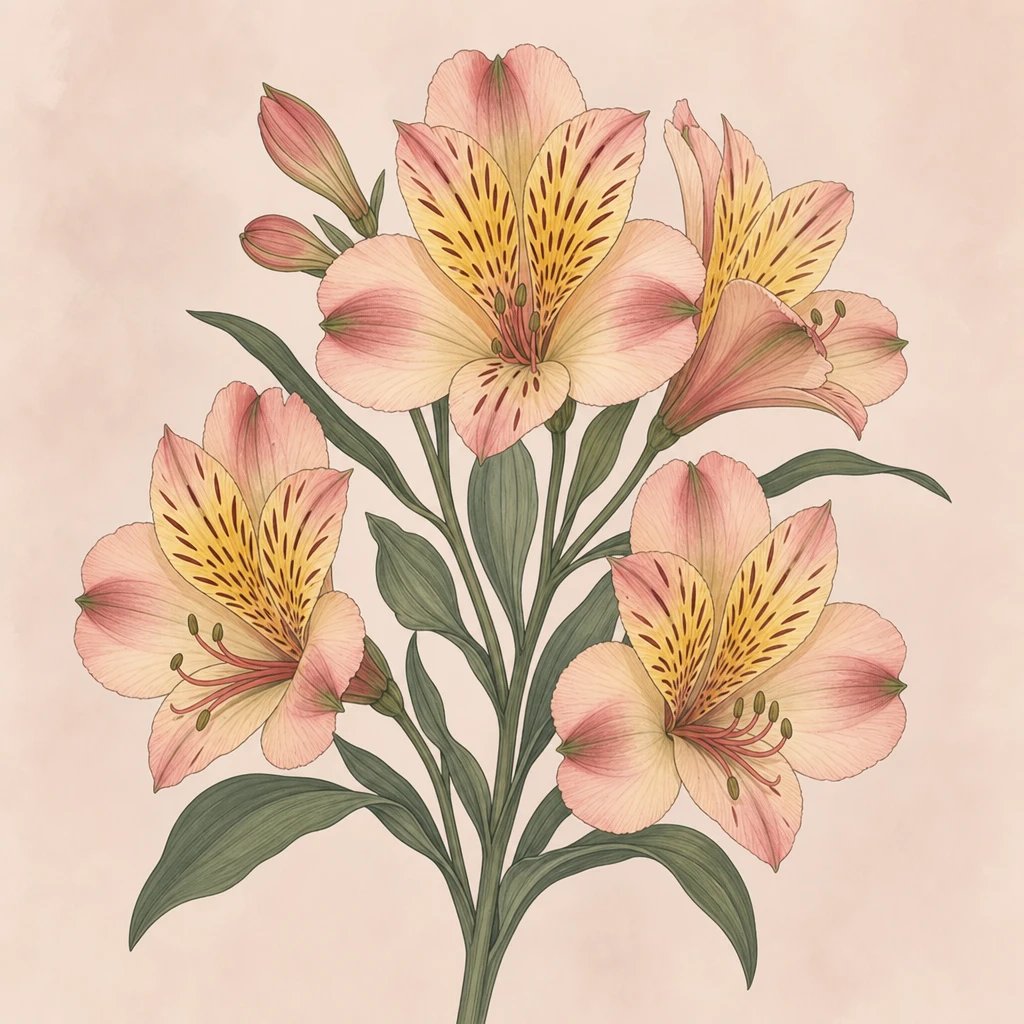 Picture of Alstroemeria note