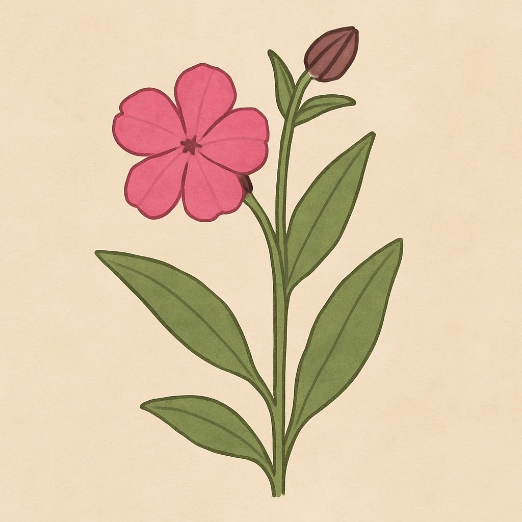 Picture of Campion Flower note