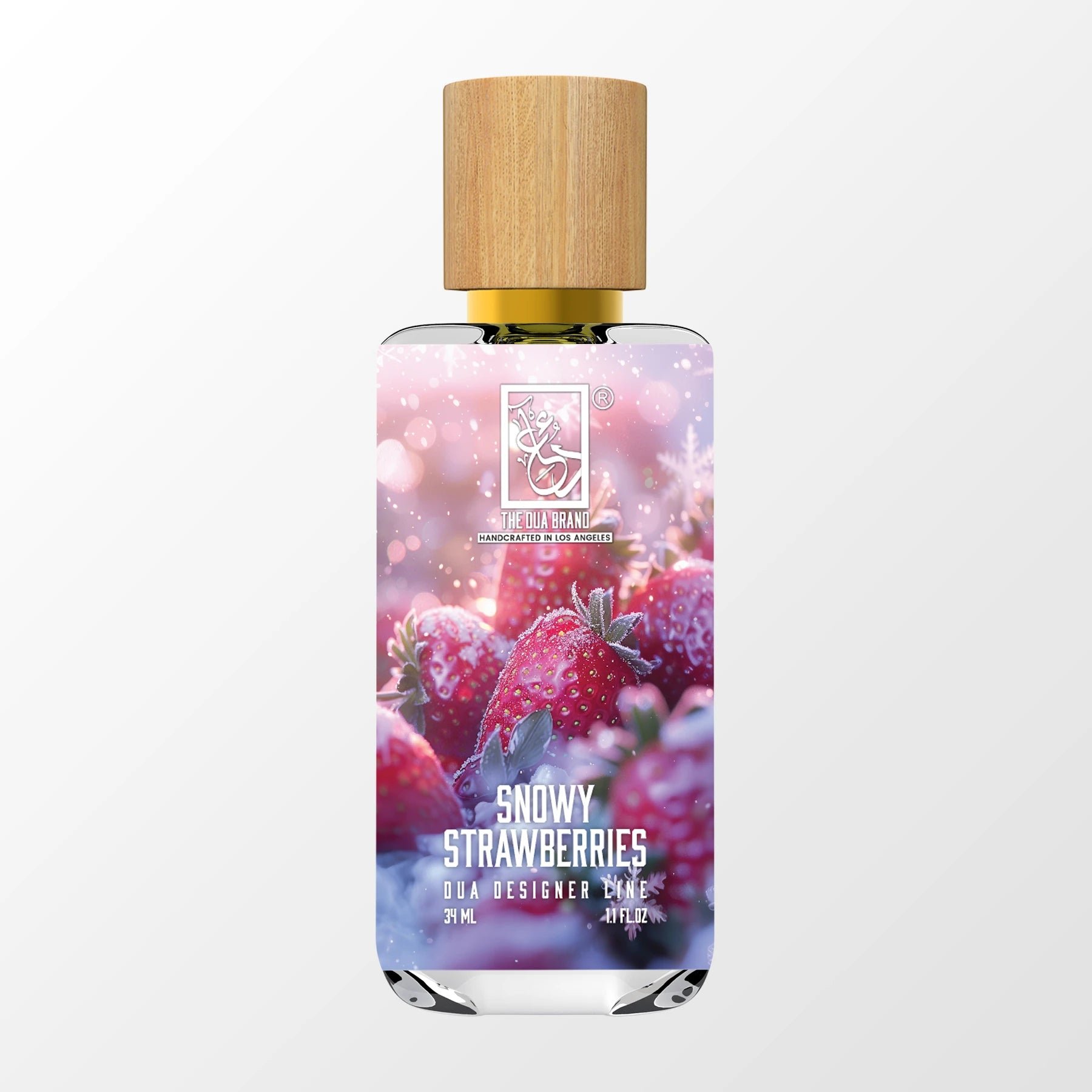 Snowy Strawberries by The Dua Brand perfume bottle