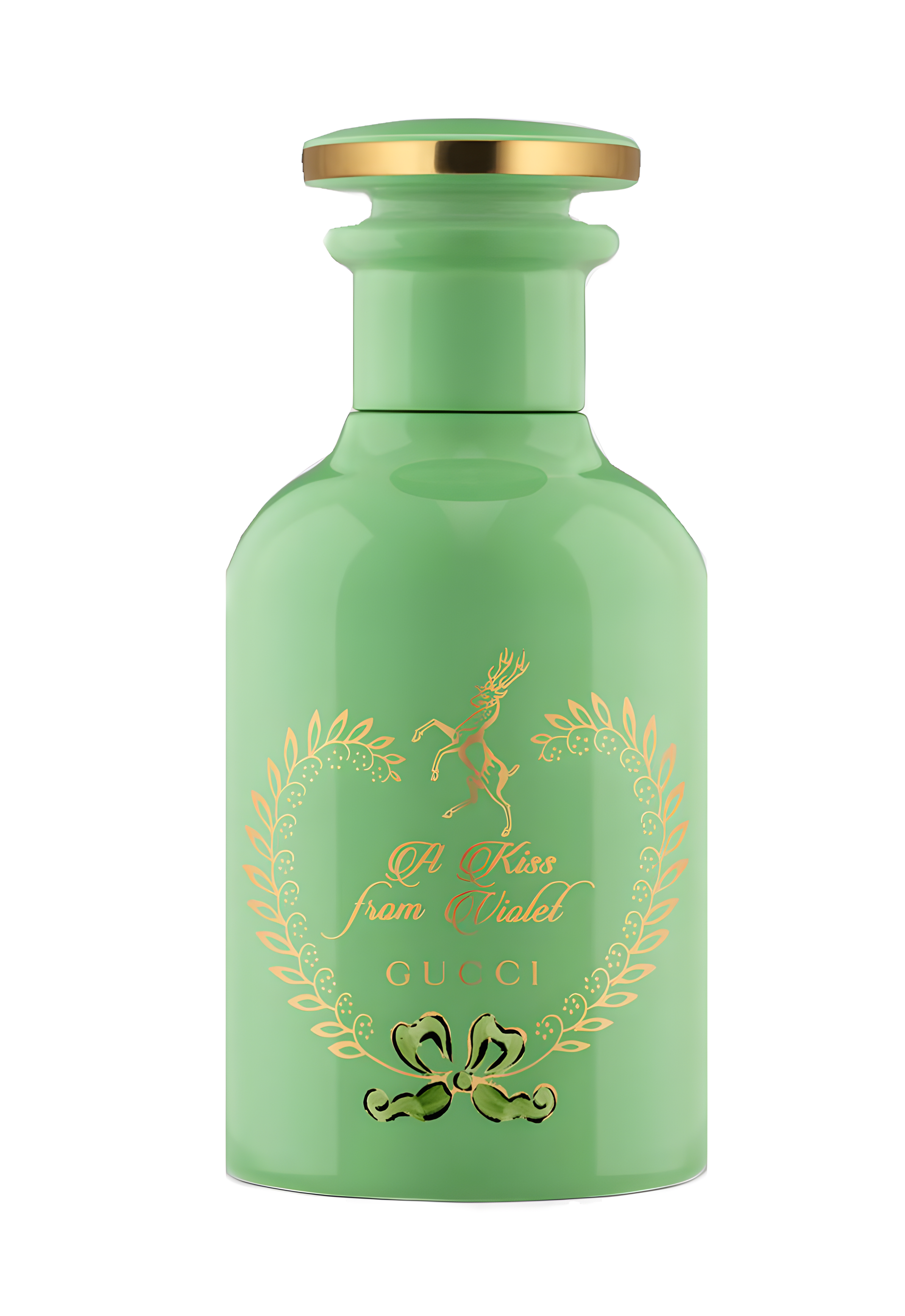 A Kiss From Violet Perfume Oil by Gucci perfume bottle