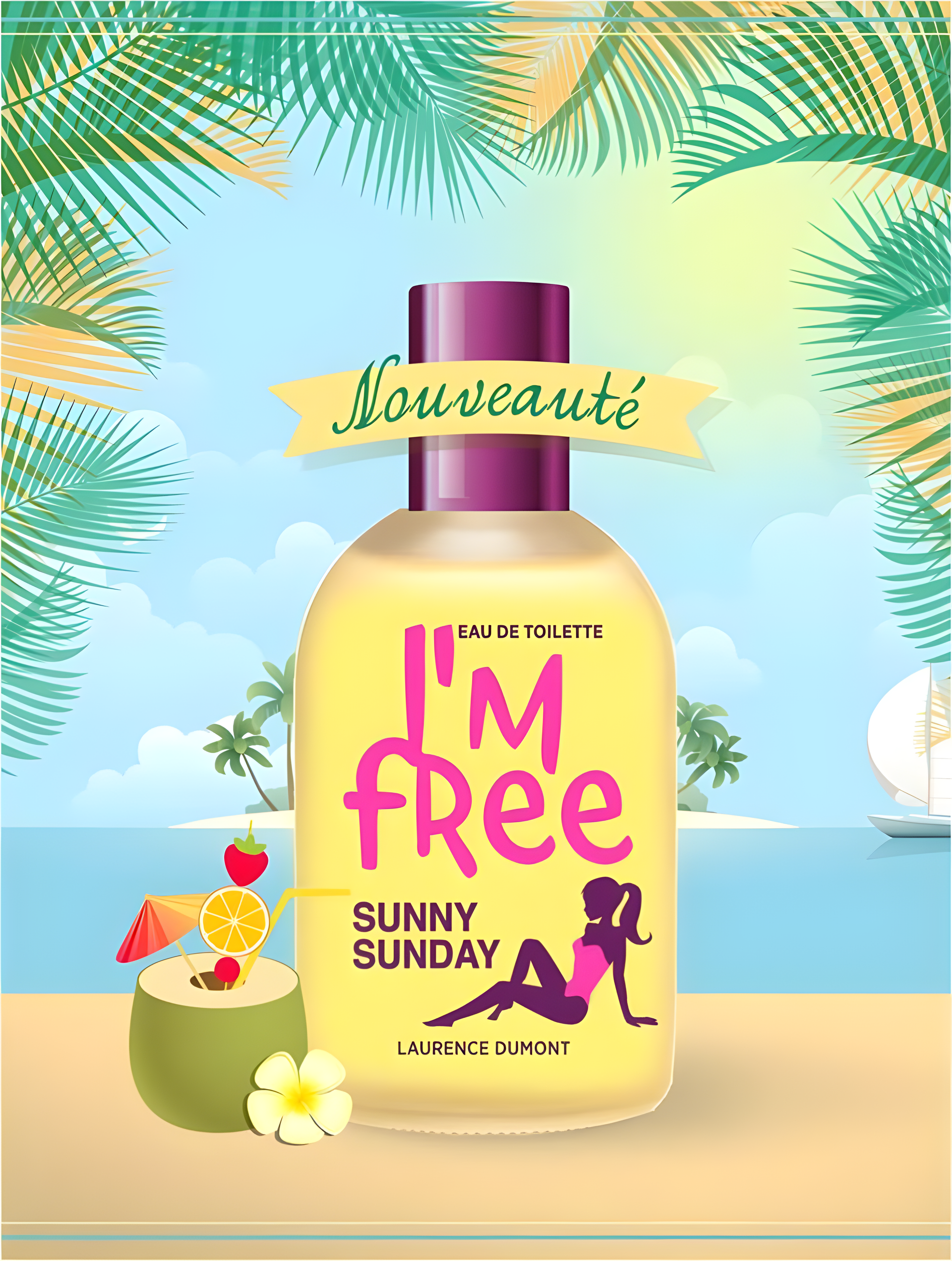 I'm Free Sunny Sunday by Laurence Dumont perfume bottle