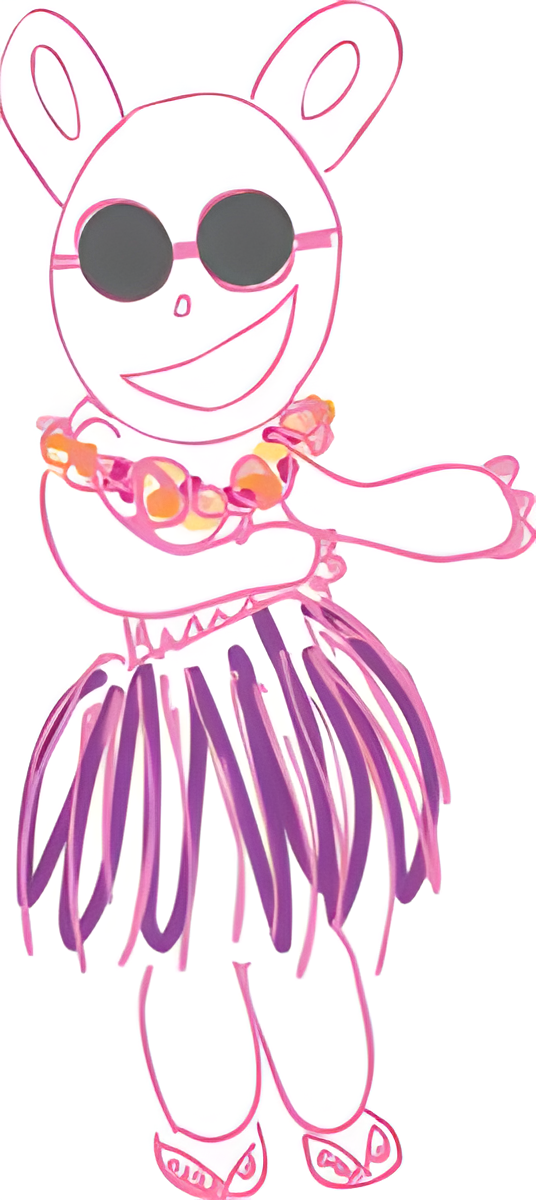 Little Miss Panda Gets Lei’d by Smell Bent perfume bottle