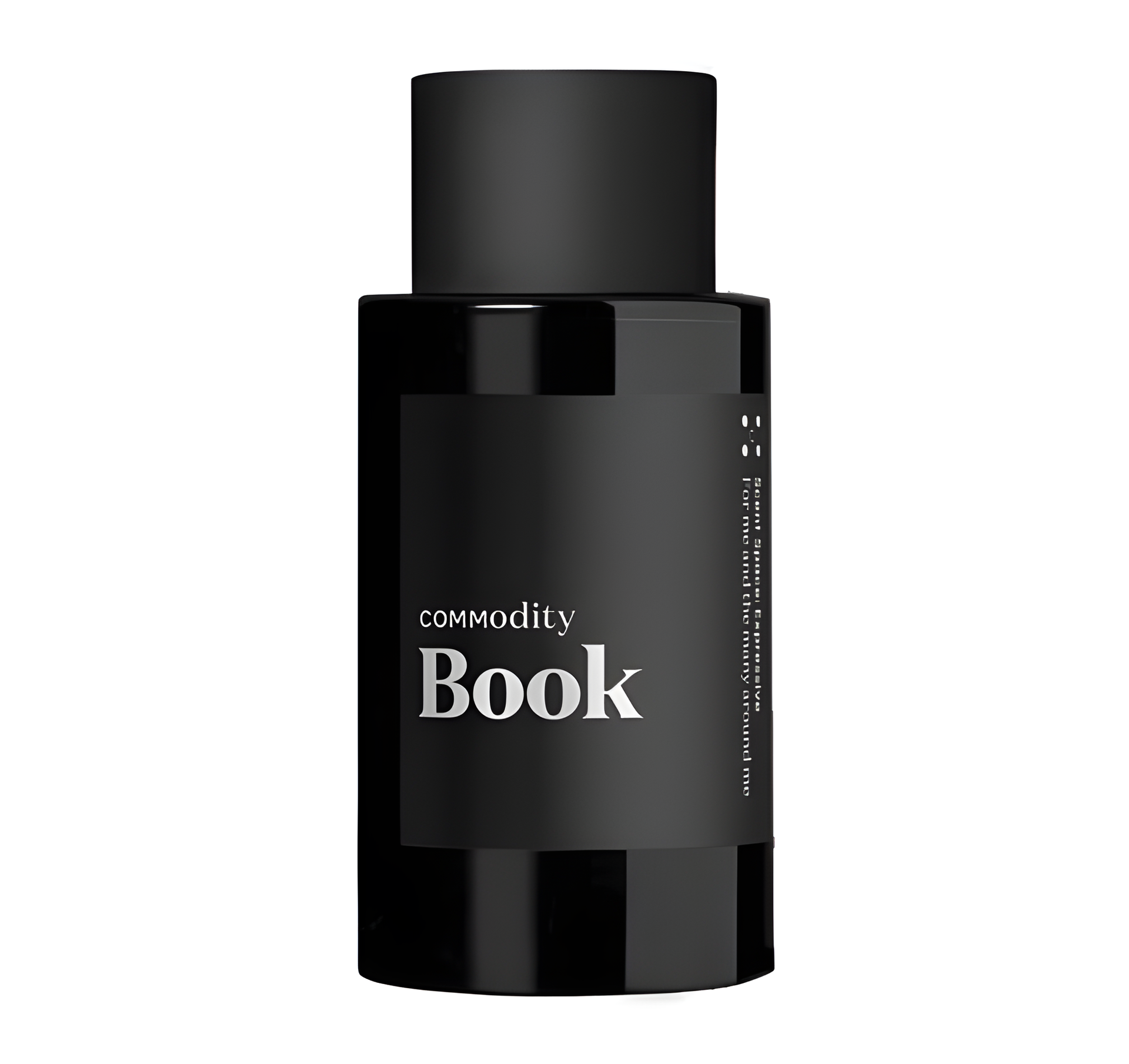 Book by Commodity perfume bottle