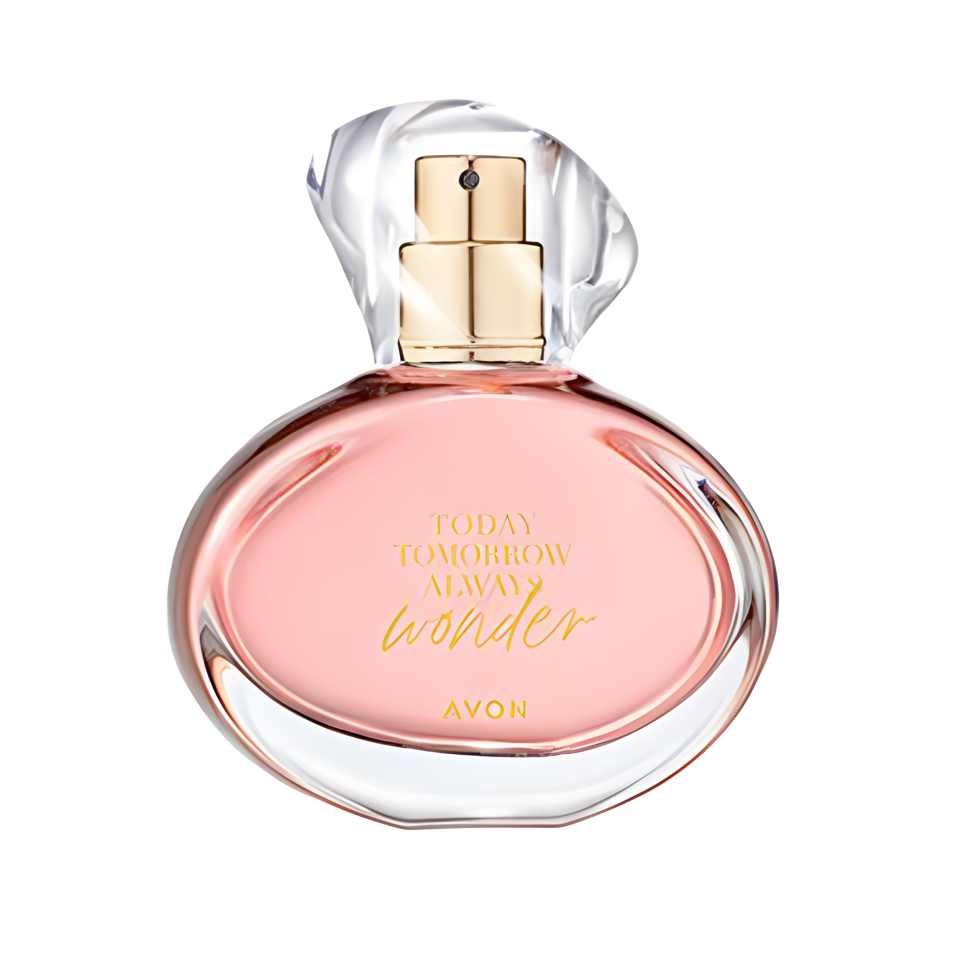 Today Tomorrow Always Wonder by Avon perfume bottle