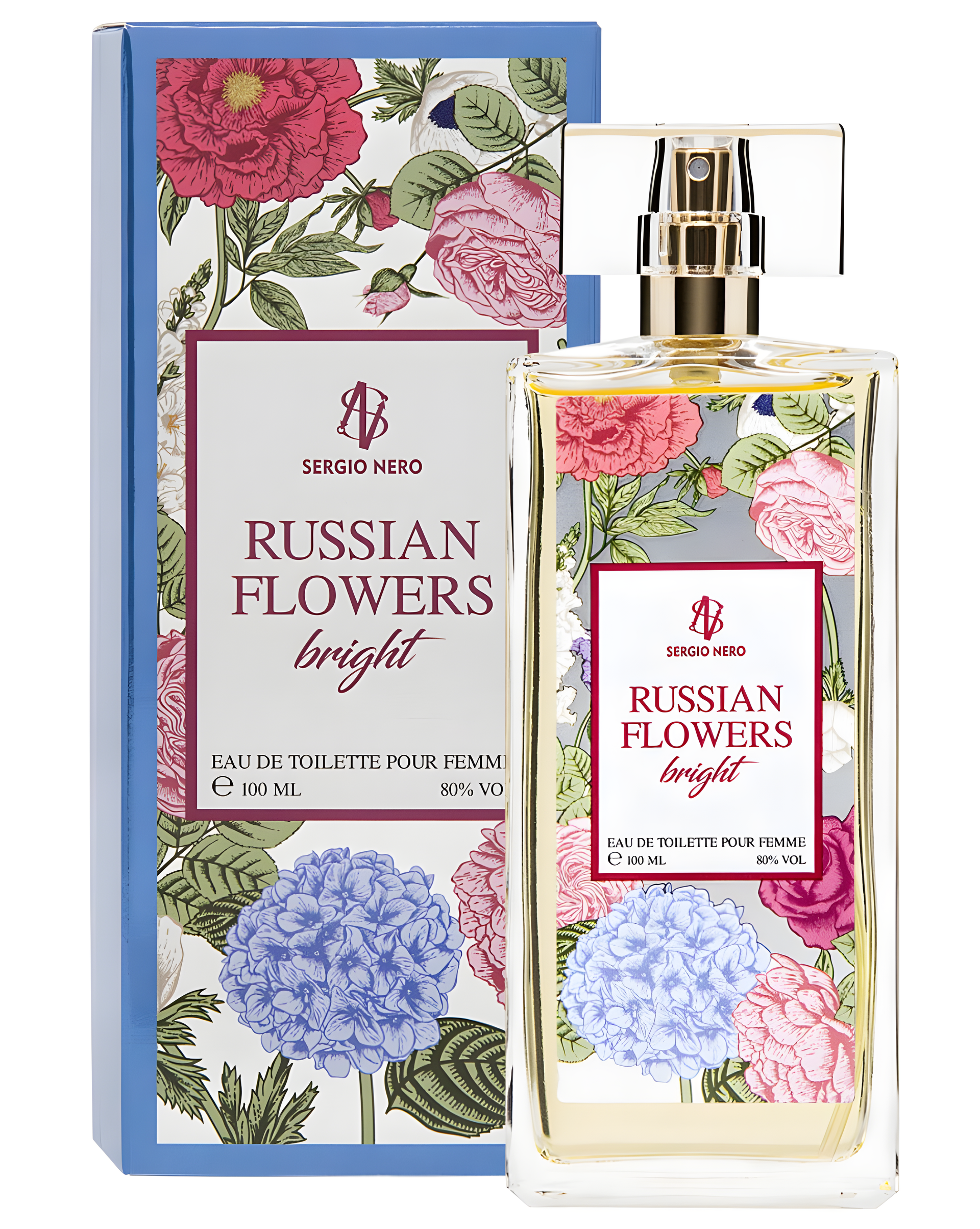Russian Flowers Bright by Sergio Nero perfume bottle