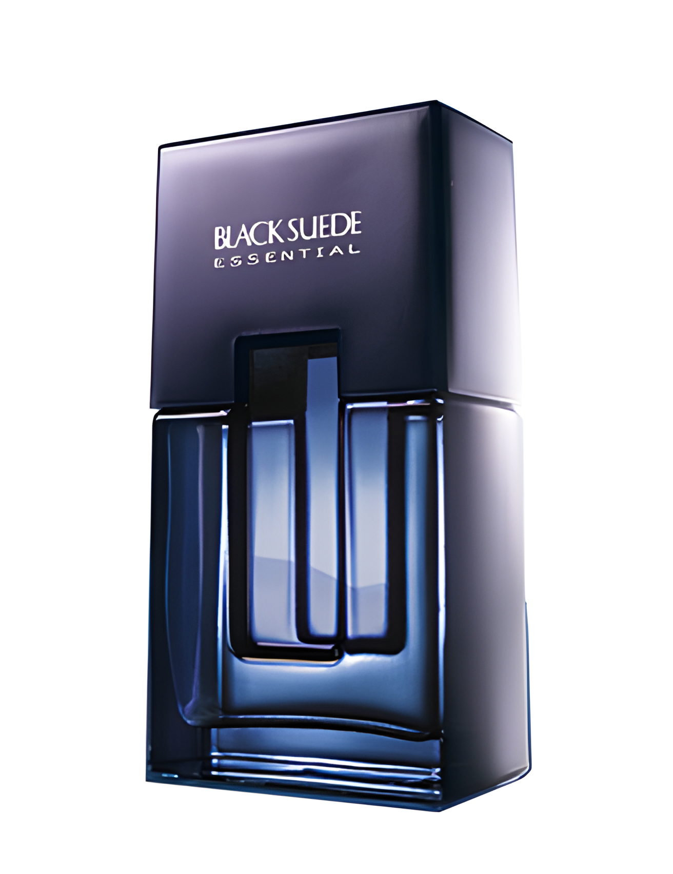 Black Suede Essential by Avon perfume bottle