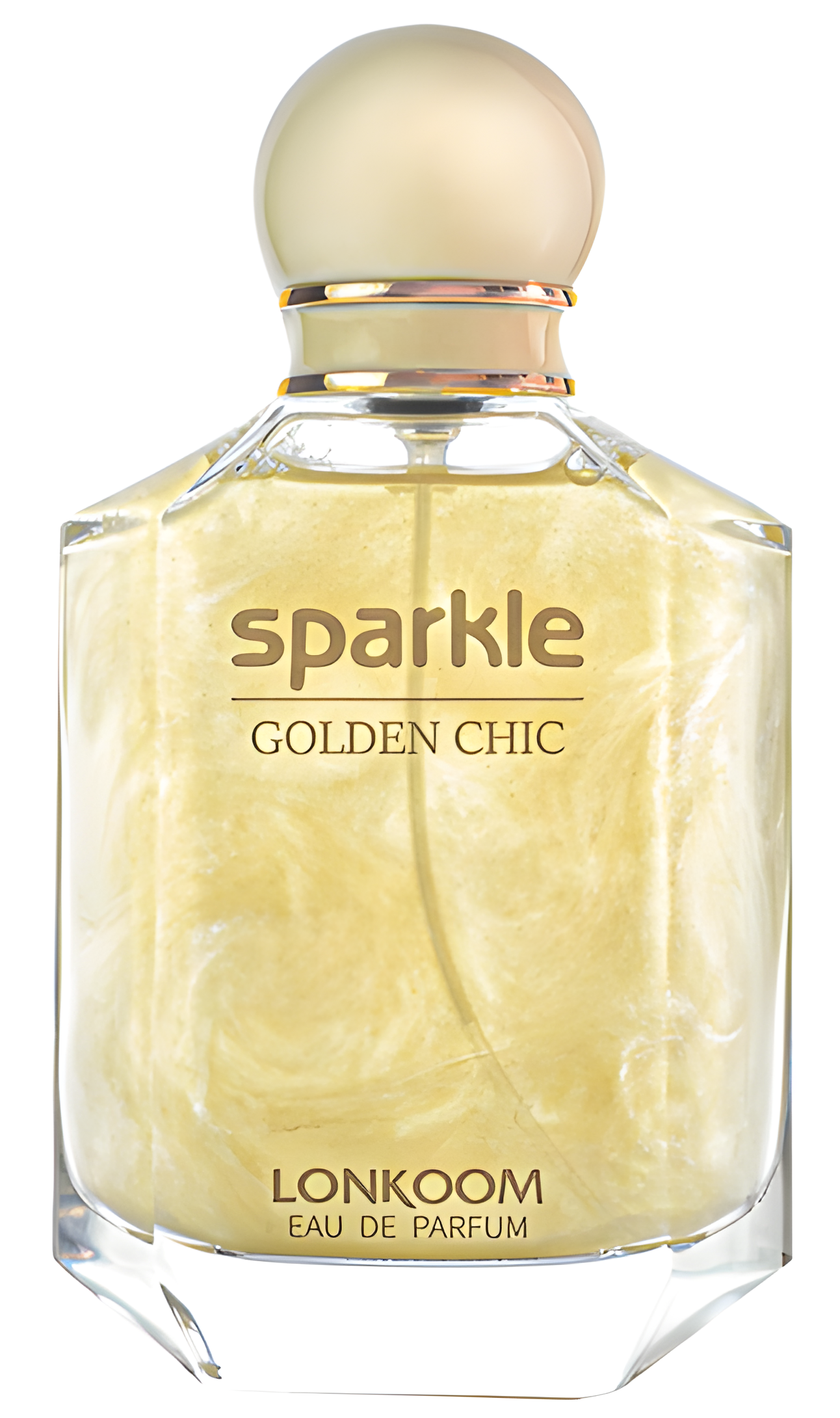 Sparkle Golden Chic by Lonkoom Parfum perfume bottle