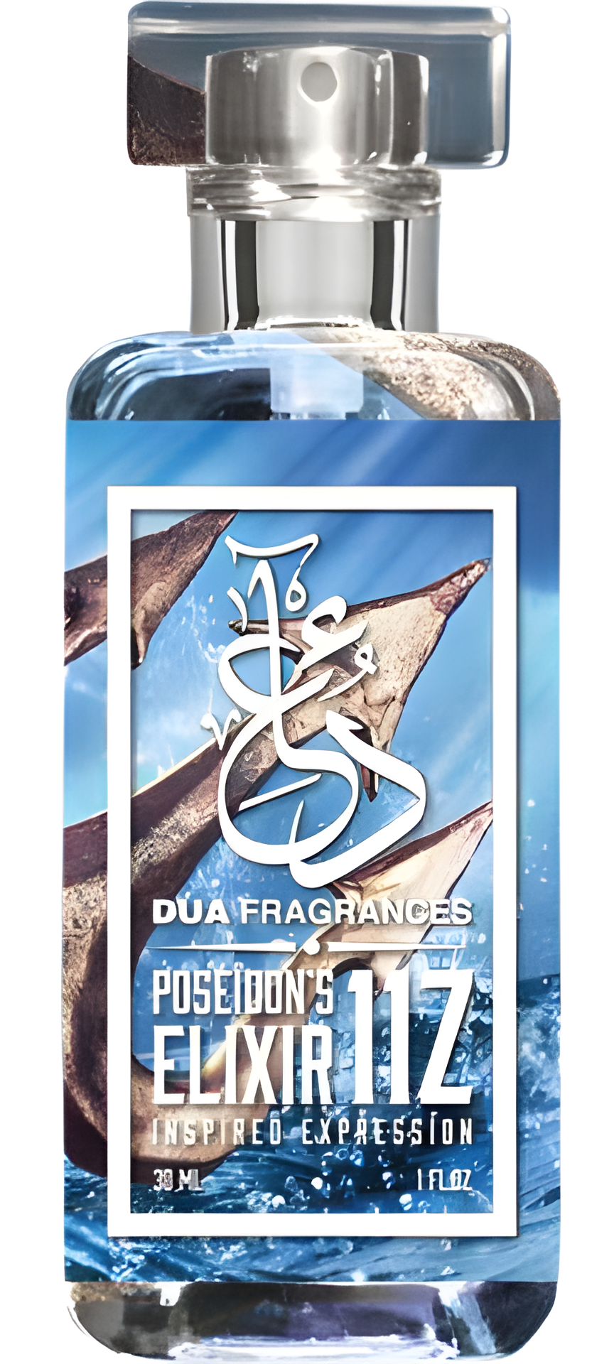 Poseidon's Elixir 11Z by The Dua Brand perfume bottle