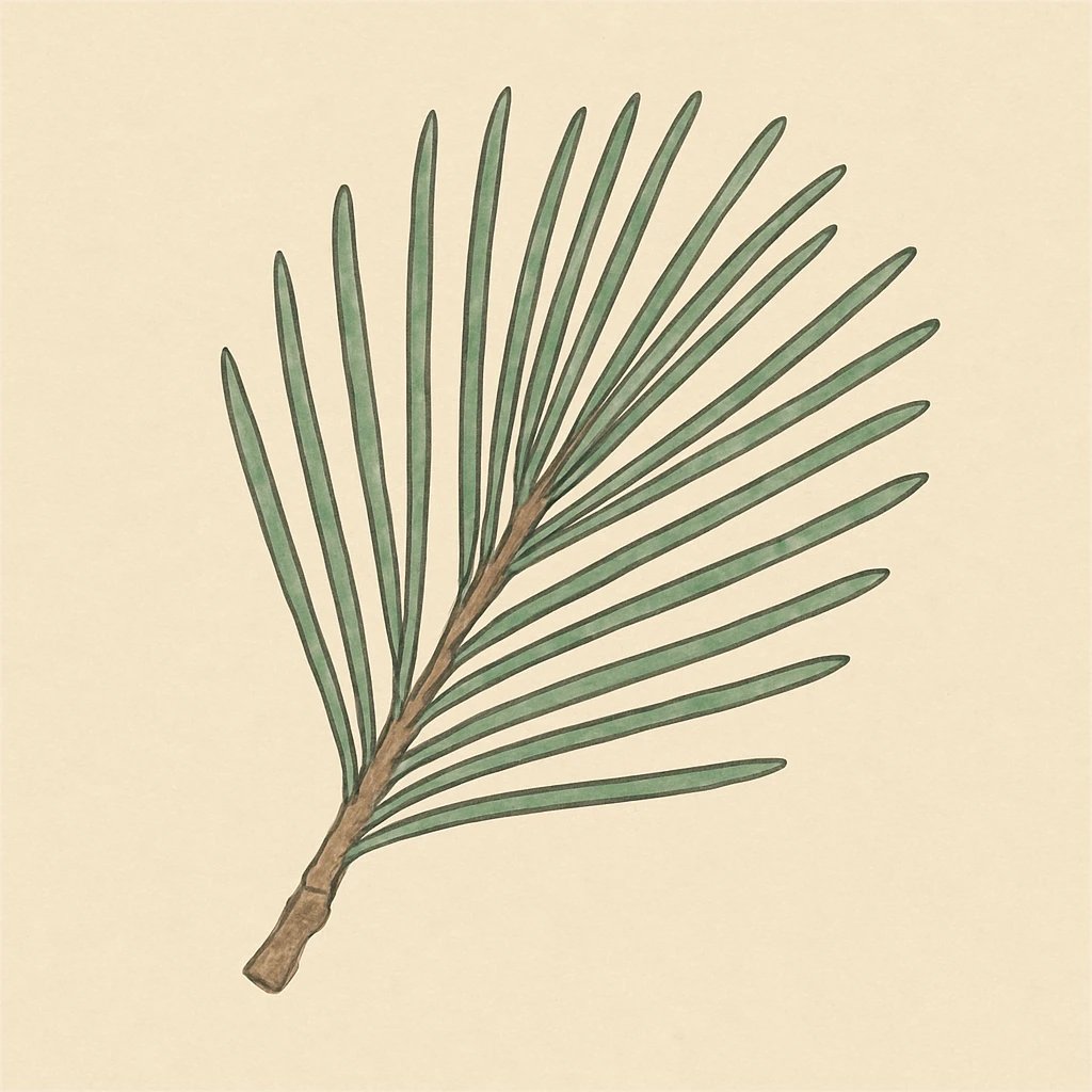 Picture of Pine needles note