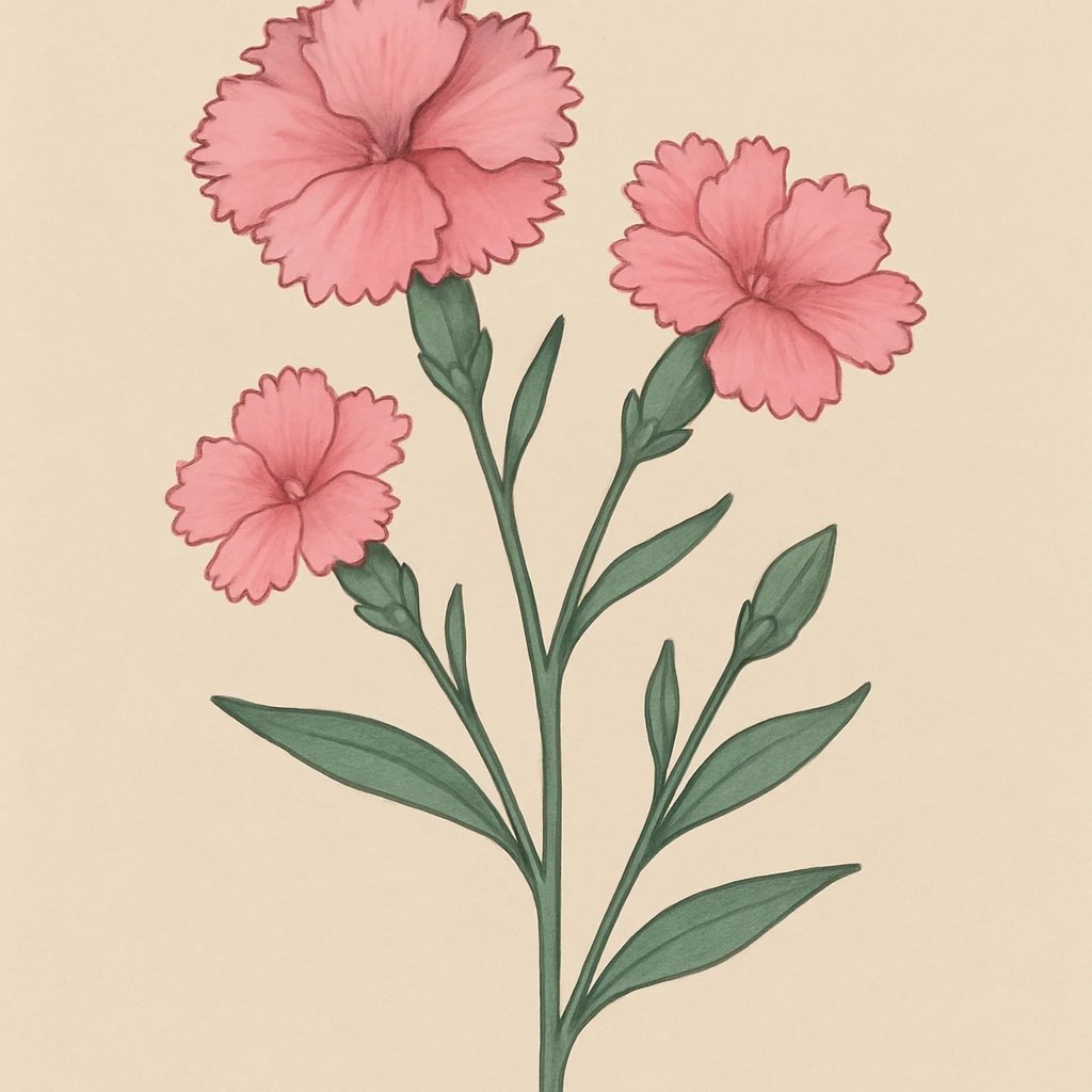 Picture of Dianthus note