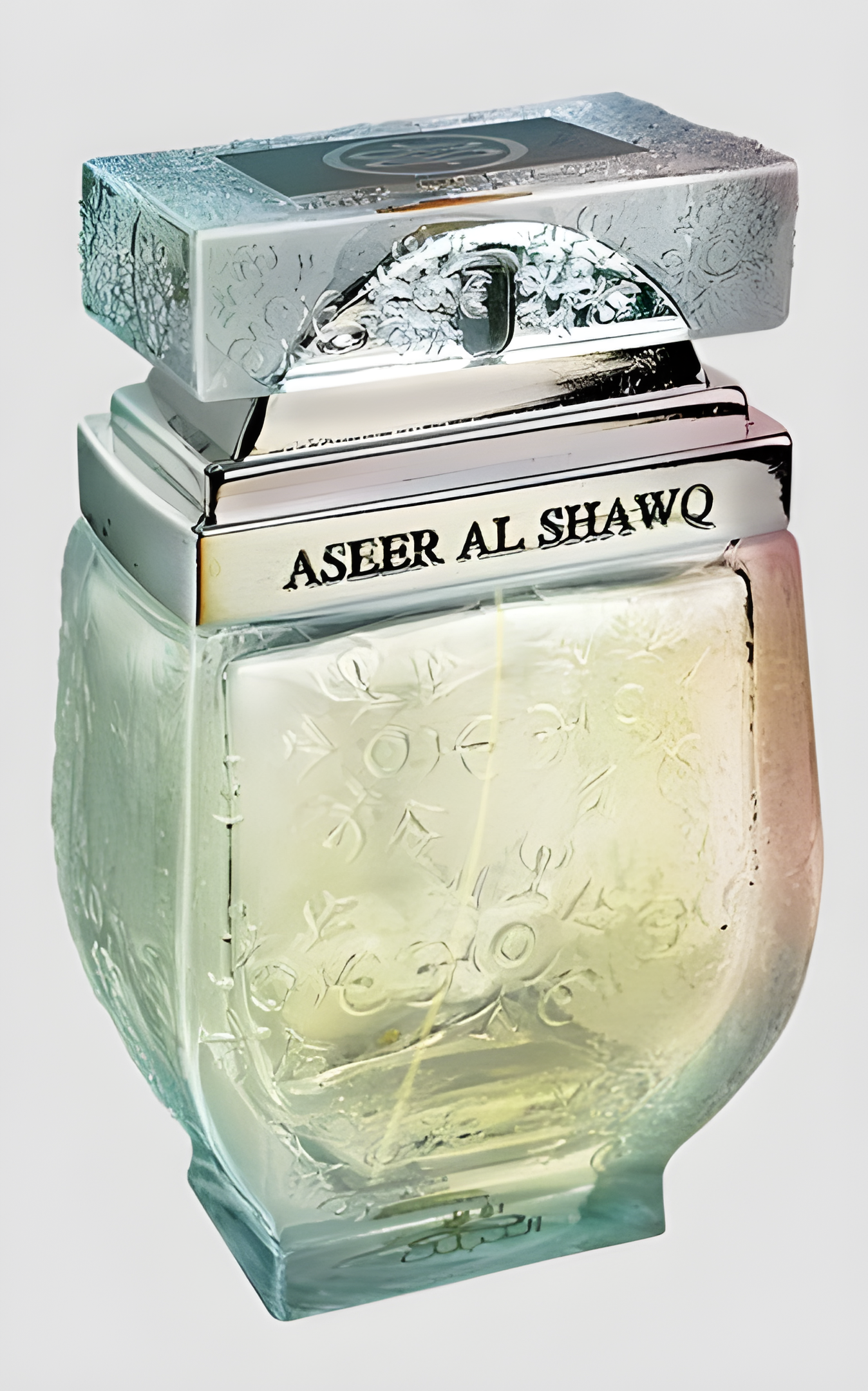 Aseer Al Shawq Silver by Nabeel perfume bottle