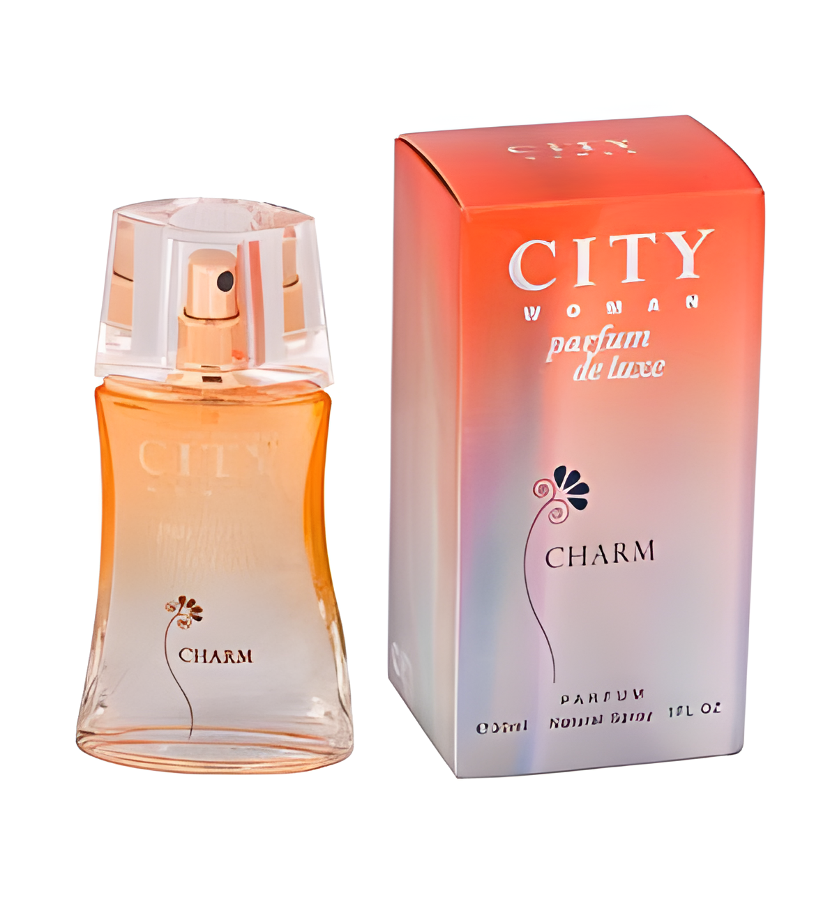 City Woman Charm by City perfume bottle