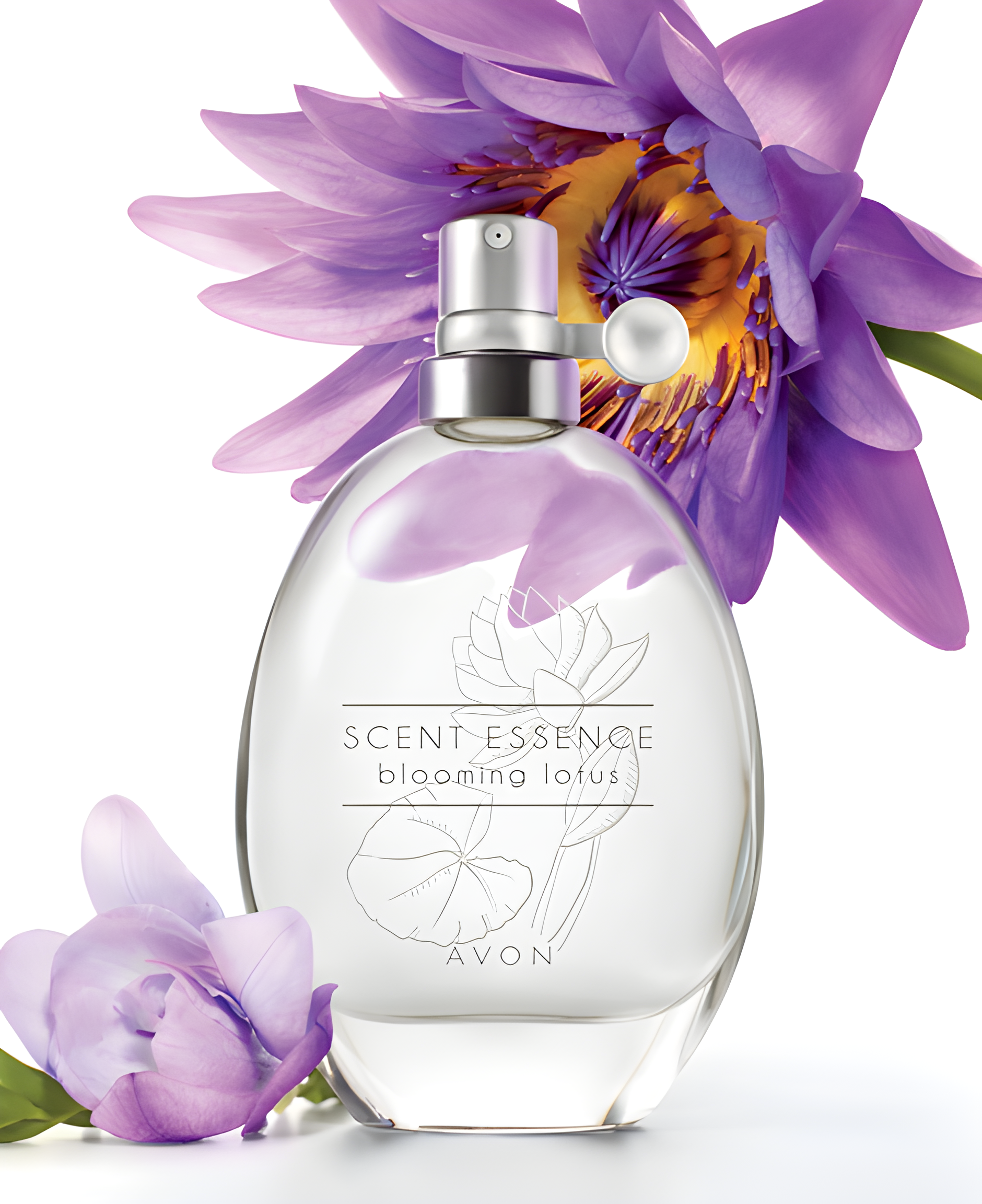 Scent Essence - Blooming Lotus by Avon perfume bottle