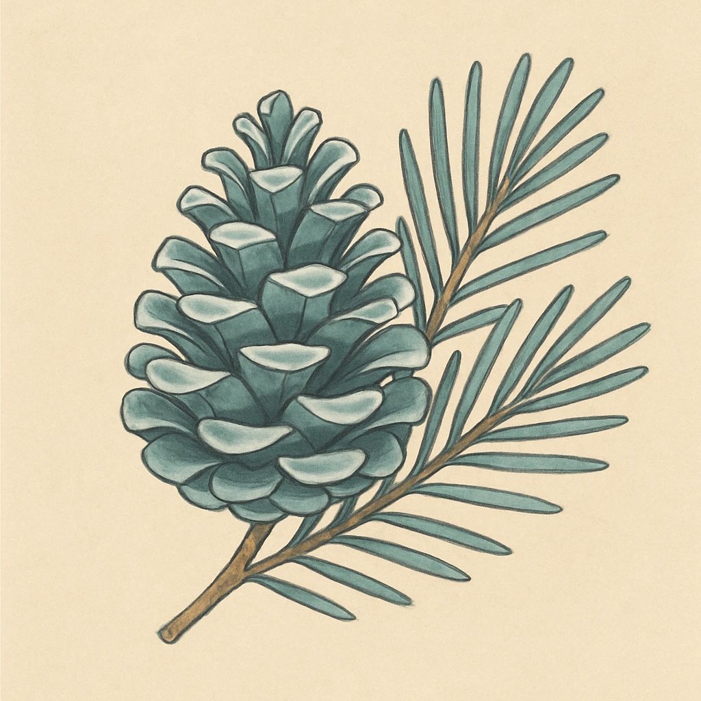 Picture of Silver Pine note