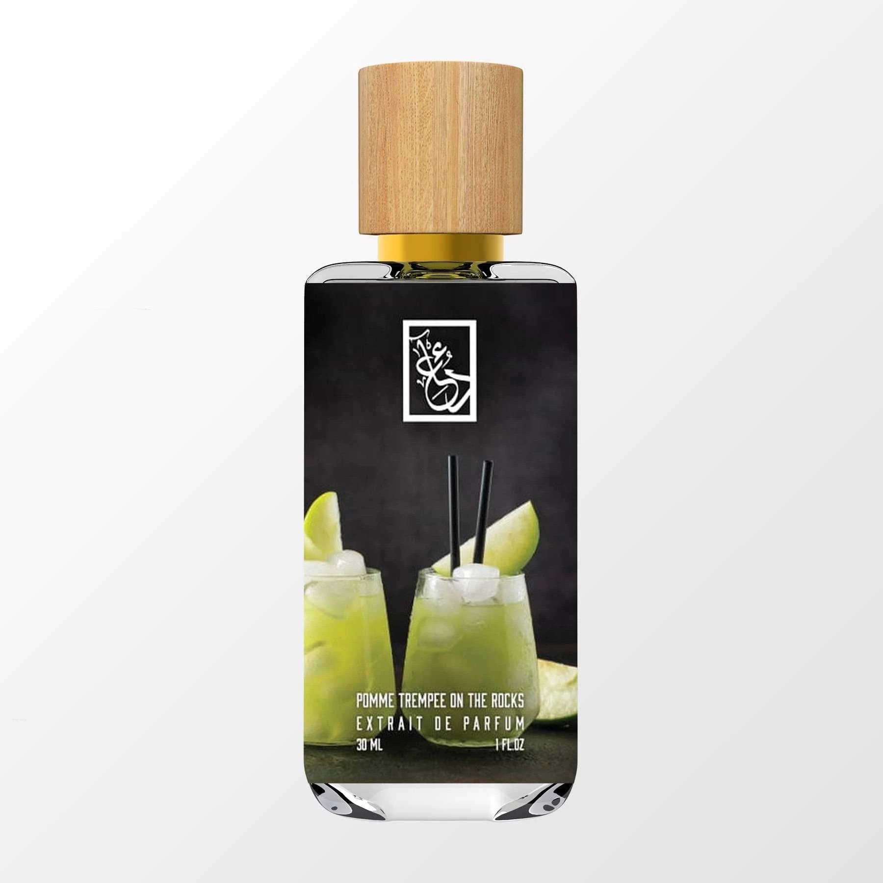 Pomme Trempee on the Rocks by The Dua Brand perfume bottle