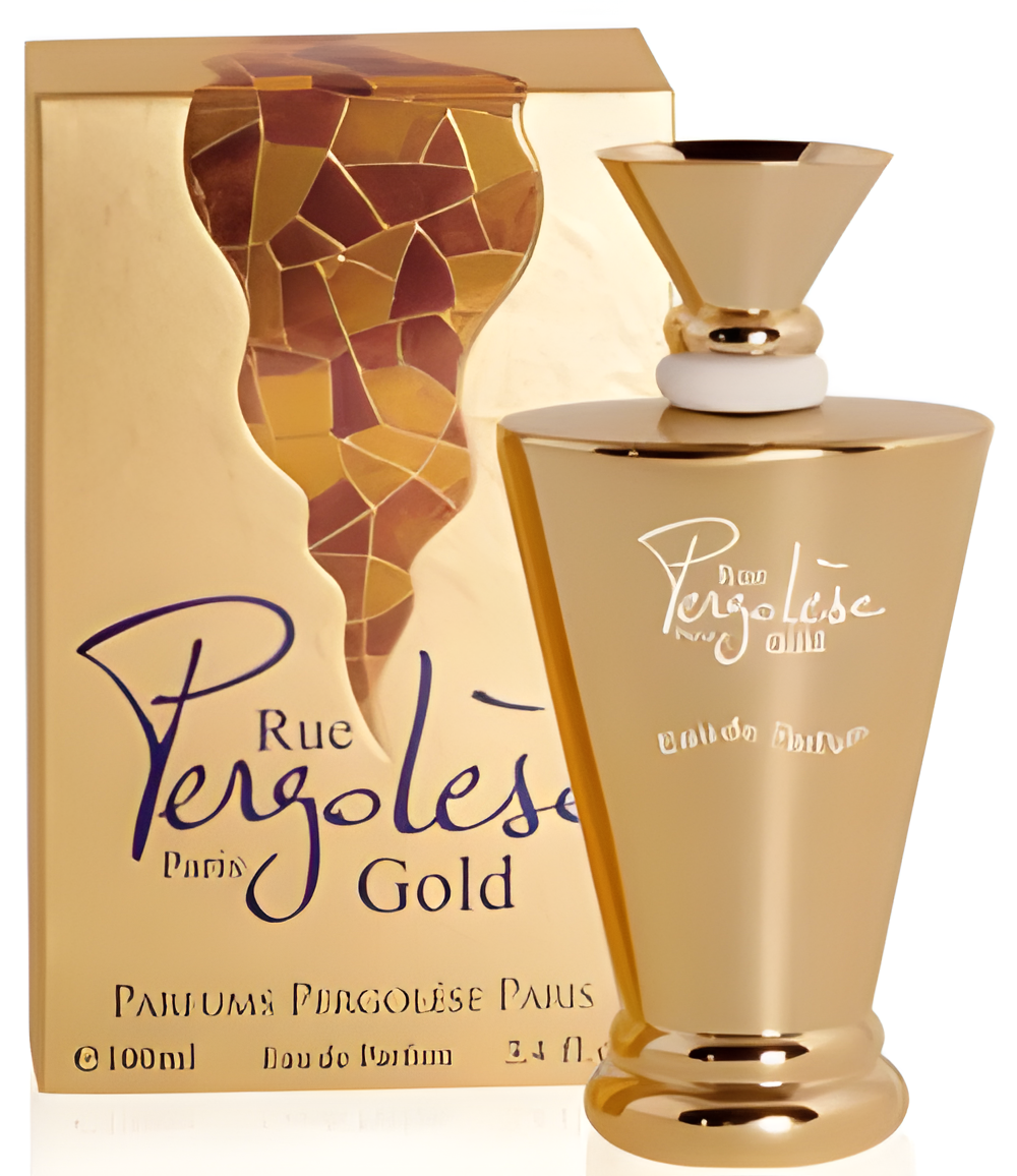 Rue Pergolese Gold by Dzintars perfume bottle