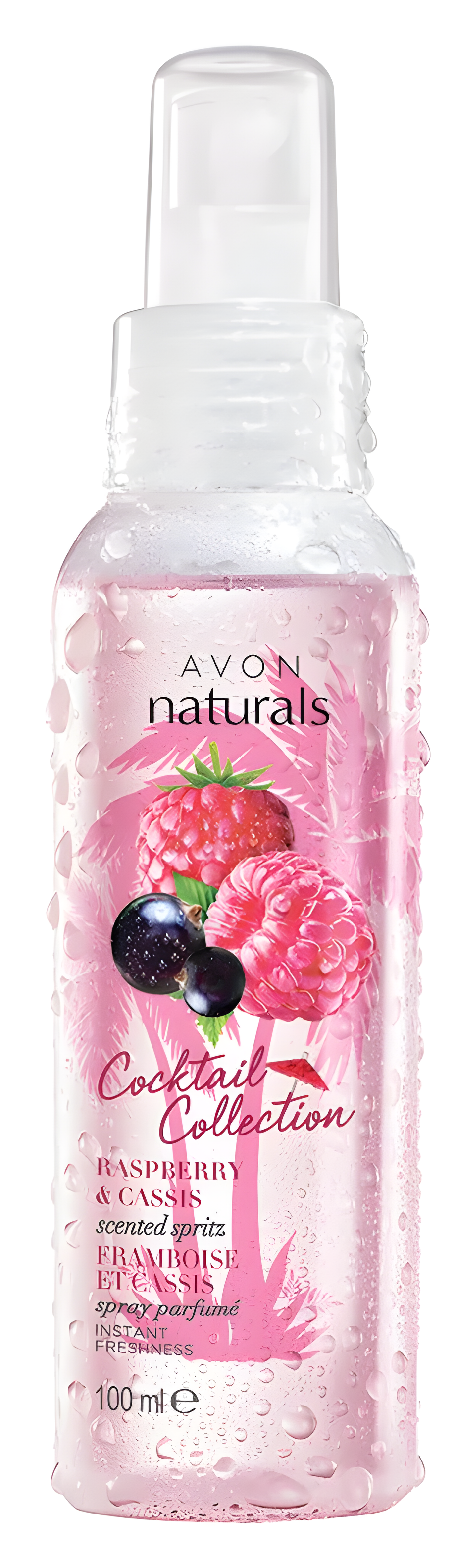 Raspberry & Cassis by Avon perfume bottle