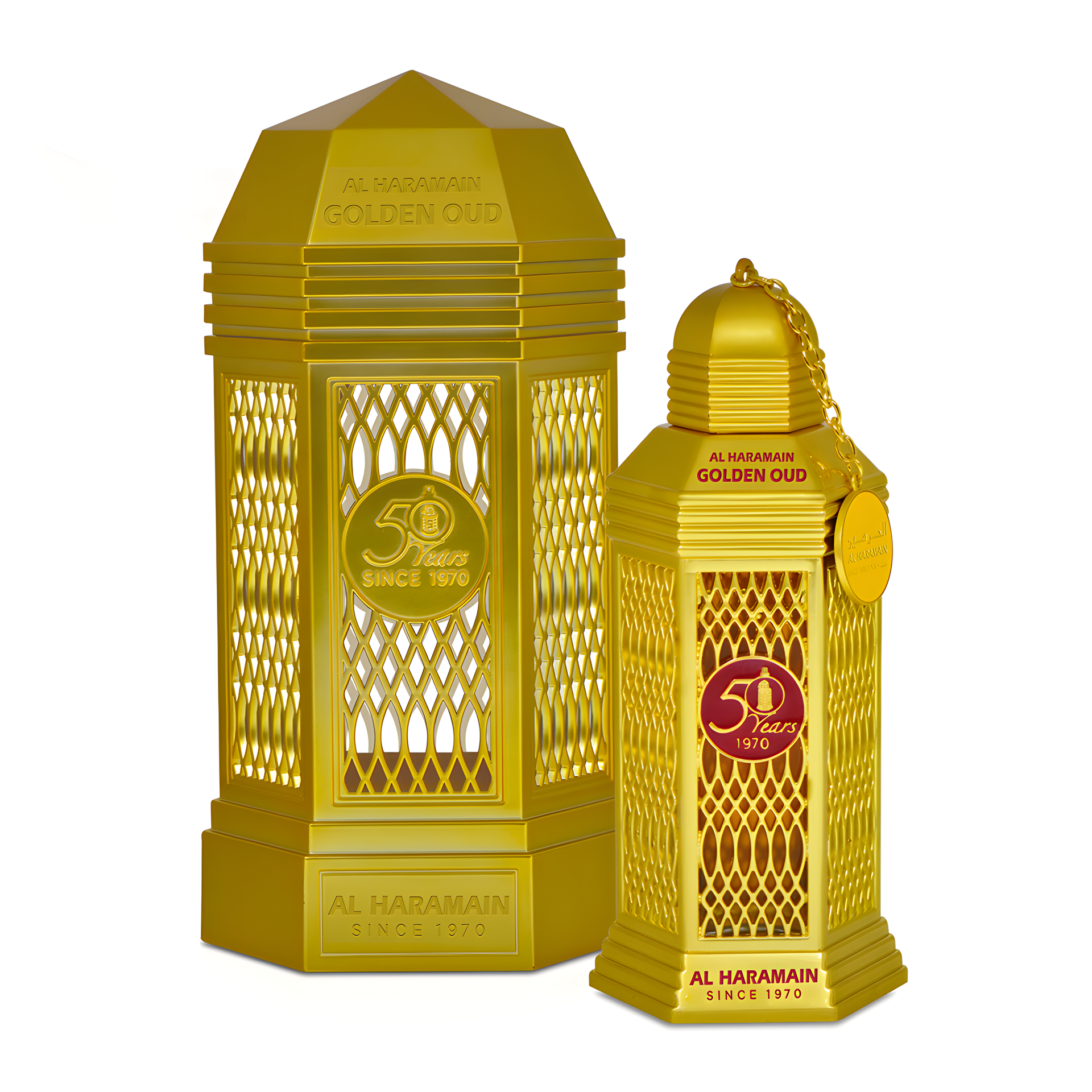 50 Years Golden Oudh by Al Haramain Perfumes perfume bottle
