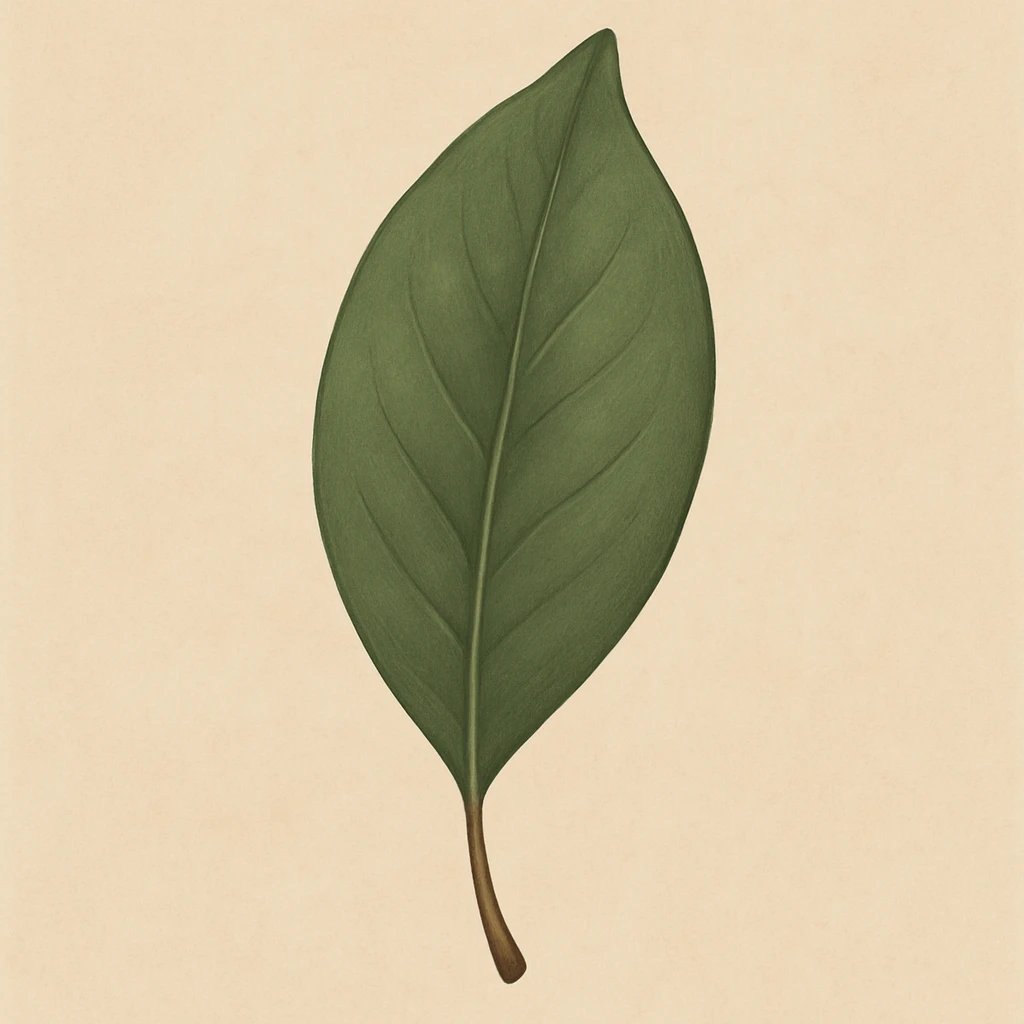 Picture of Magnolia Leaf note