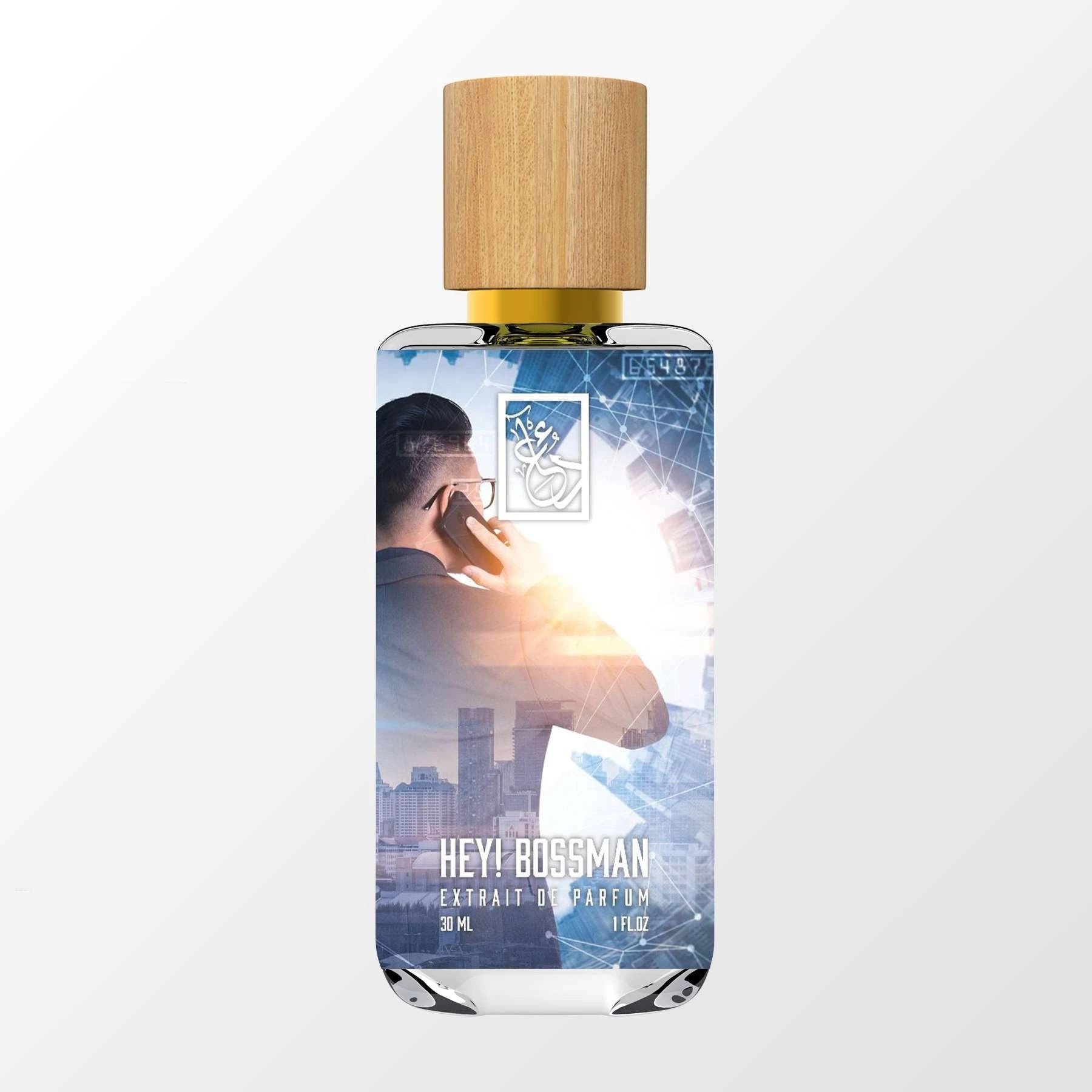 Hey! Bossman by The Dua Brand perfume bottle