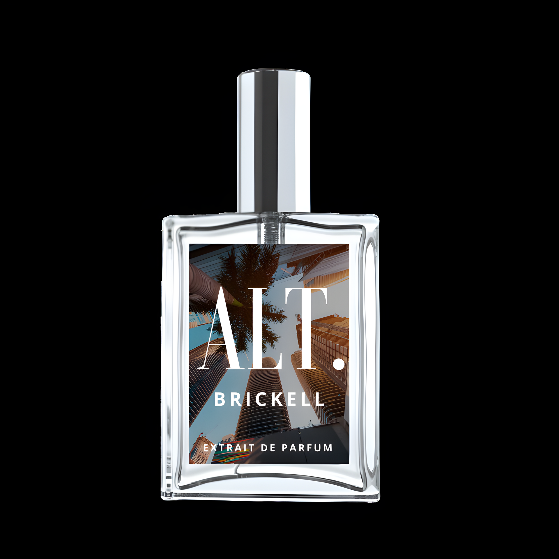 Brickell by ALT. Fragrances perfume bottle