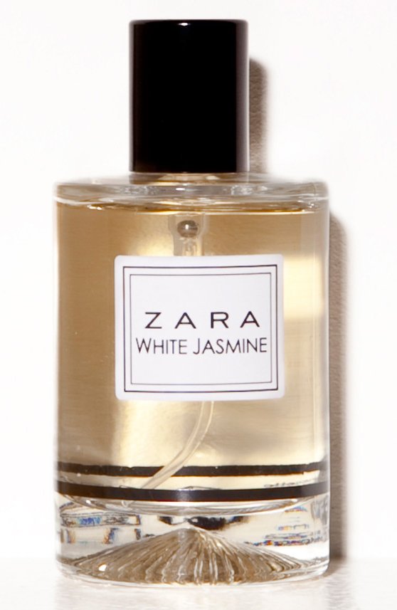 White Jasmine by Zara perfume bottle