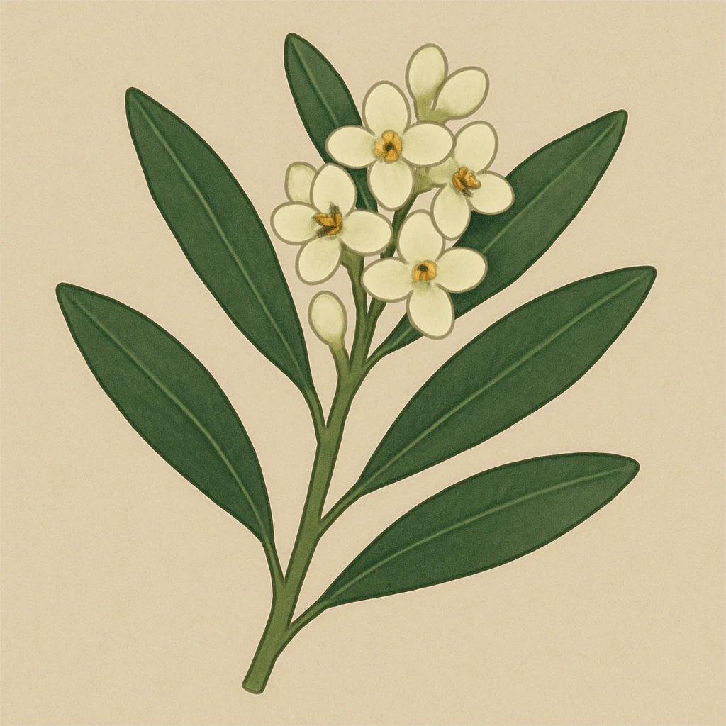 Picture of Olive flower note