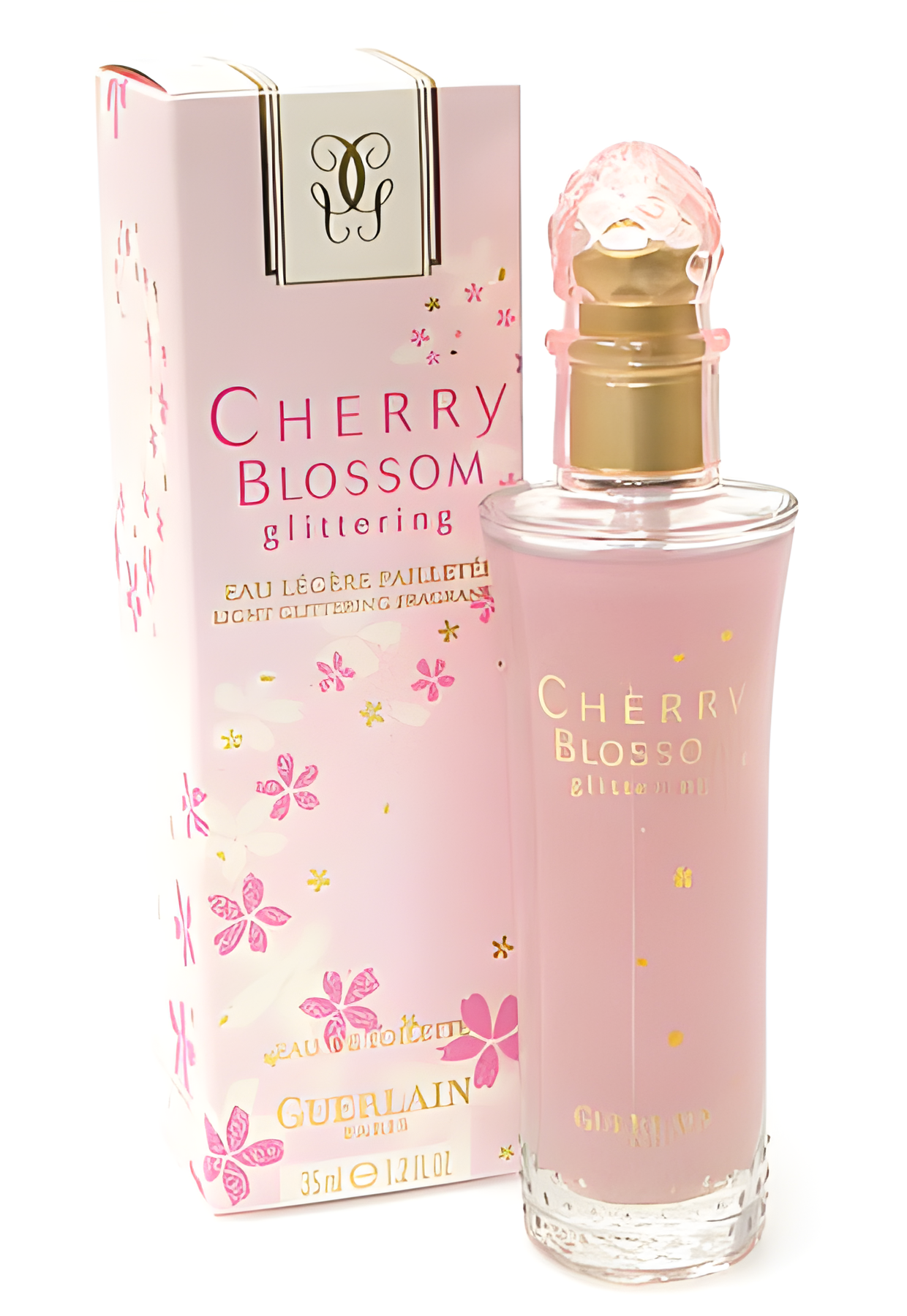 Cherry Blossom Glittering by Guerlain perfume bottle