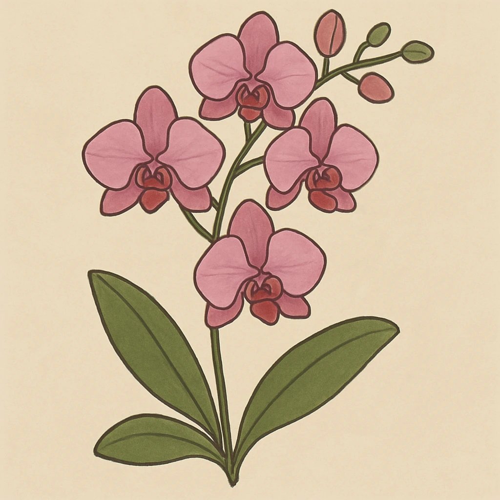 Picture of Orchid note