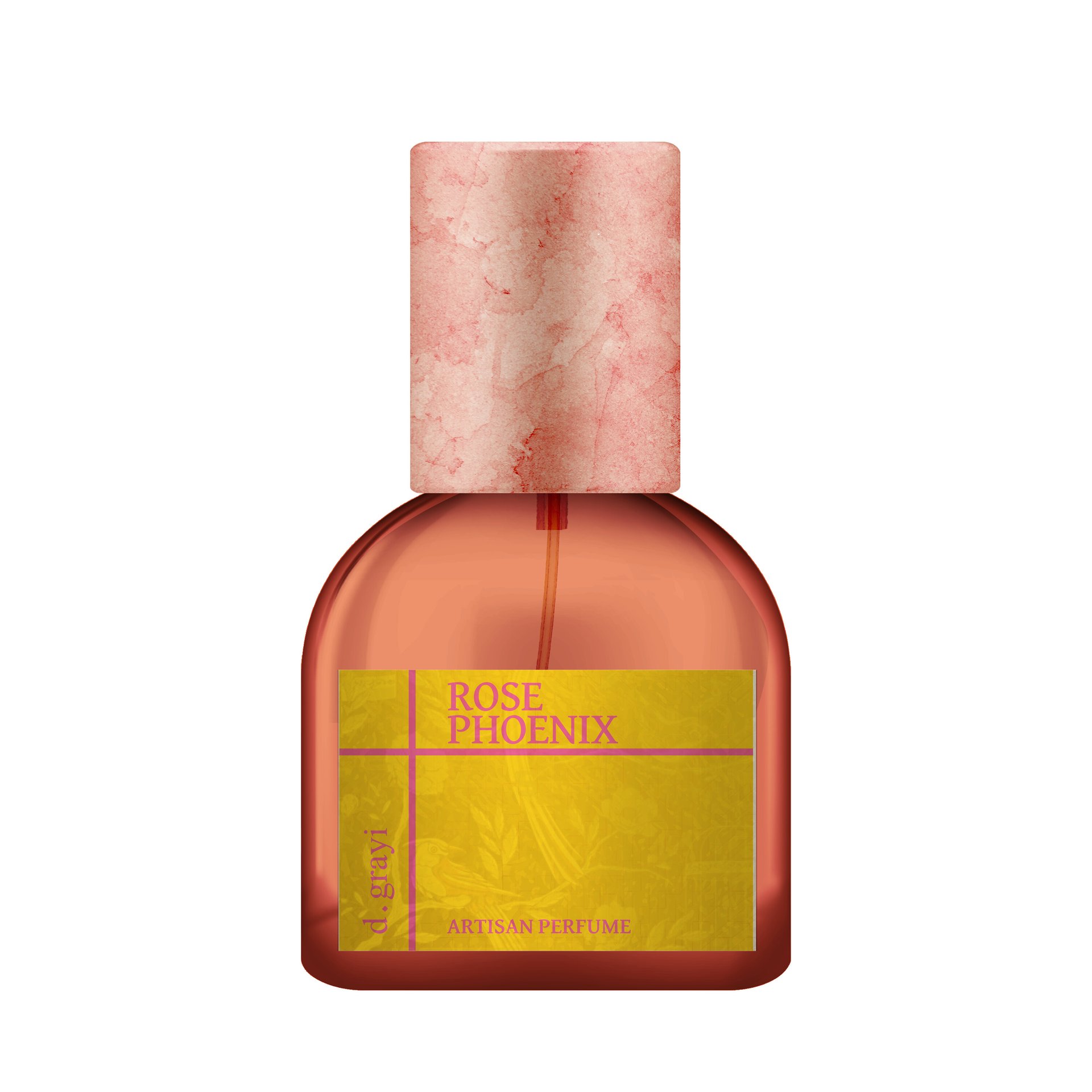 Rose Phoenix by d.grayi perfume bottle