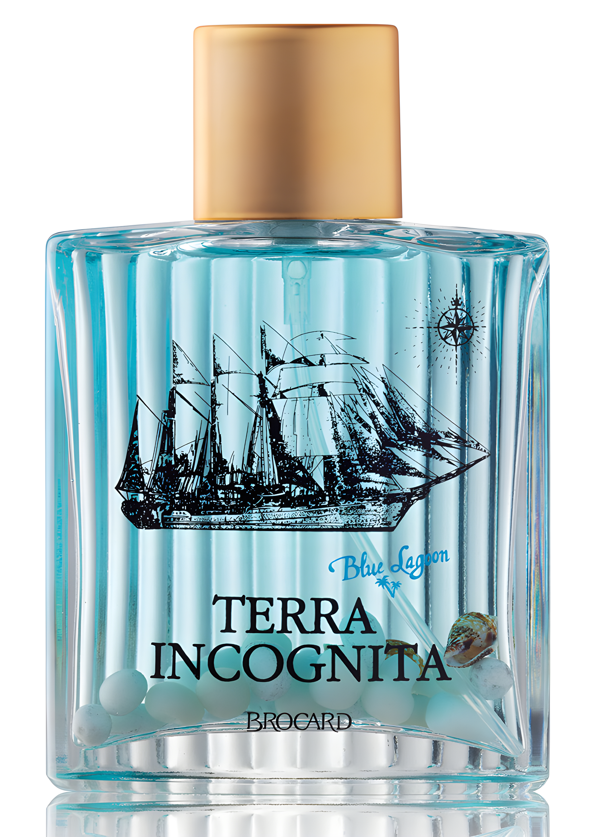 Terra Incognita Blue Lagoon by Brocard perfume bottle