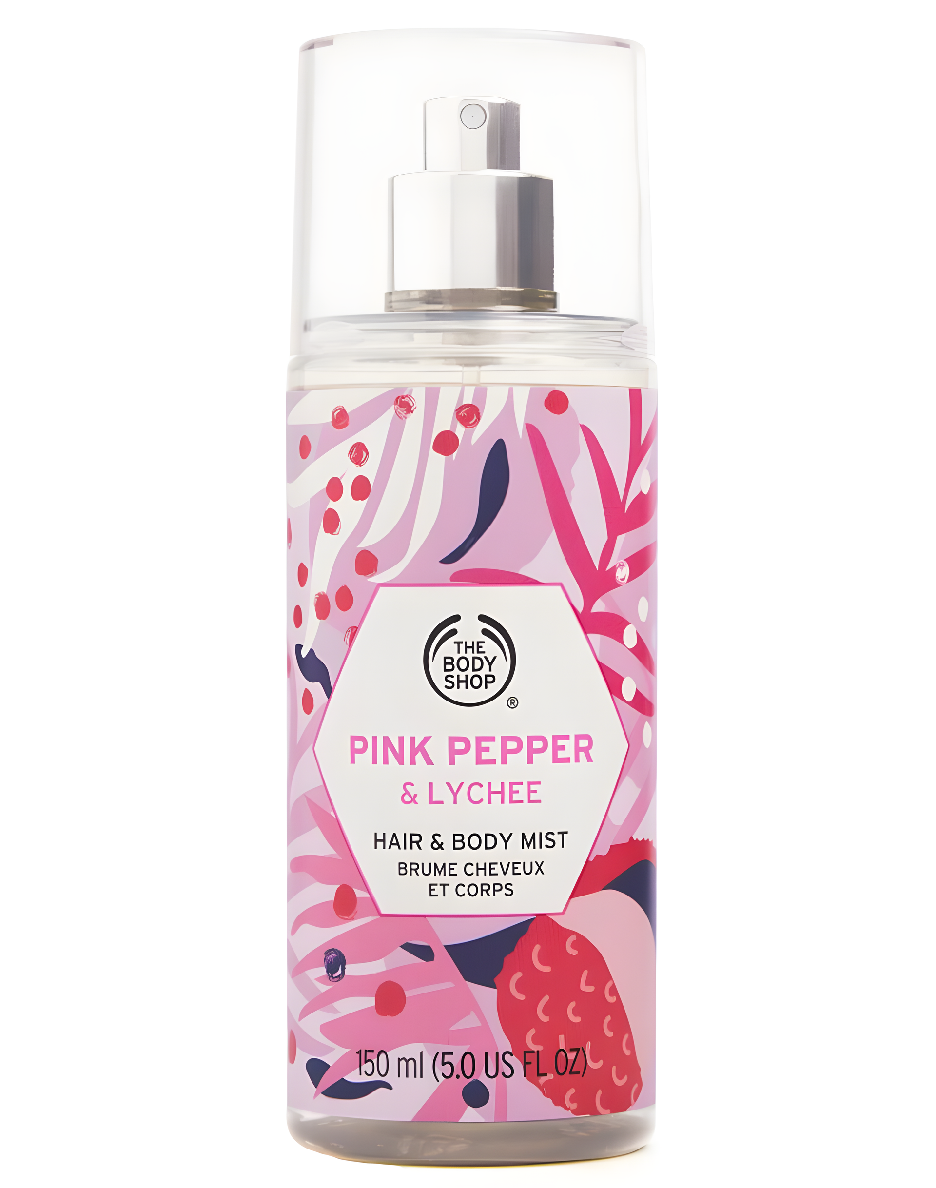 Pink Pepper & Lychee by The Body Shop perfume bottle