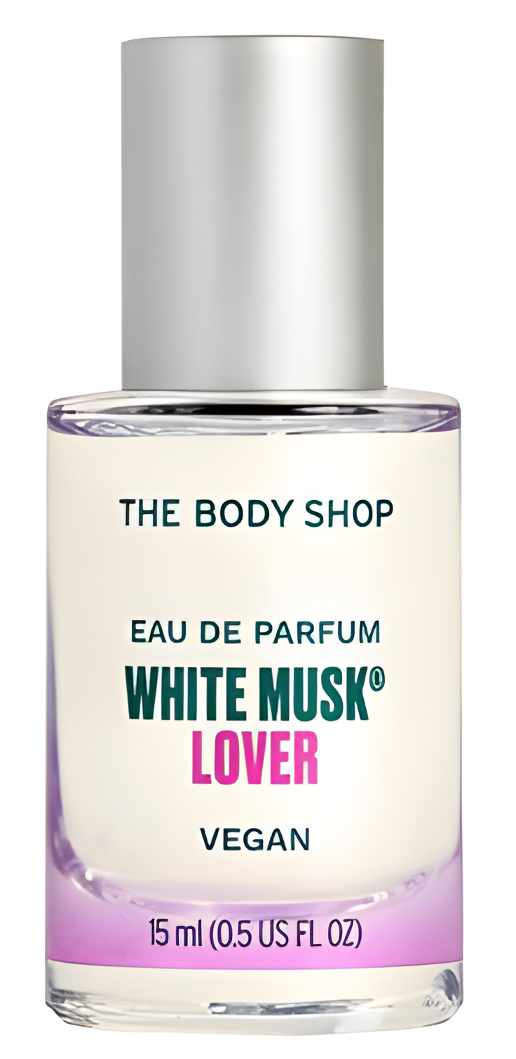 White Musk Lover by The Body Shop perfume bottle