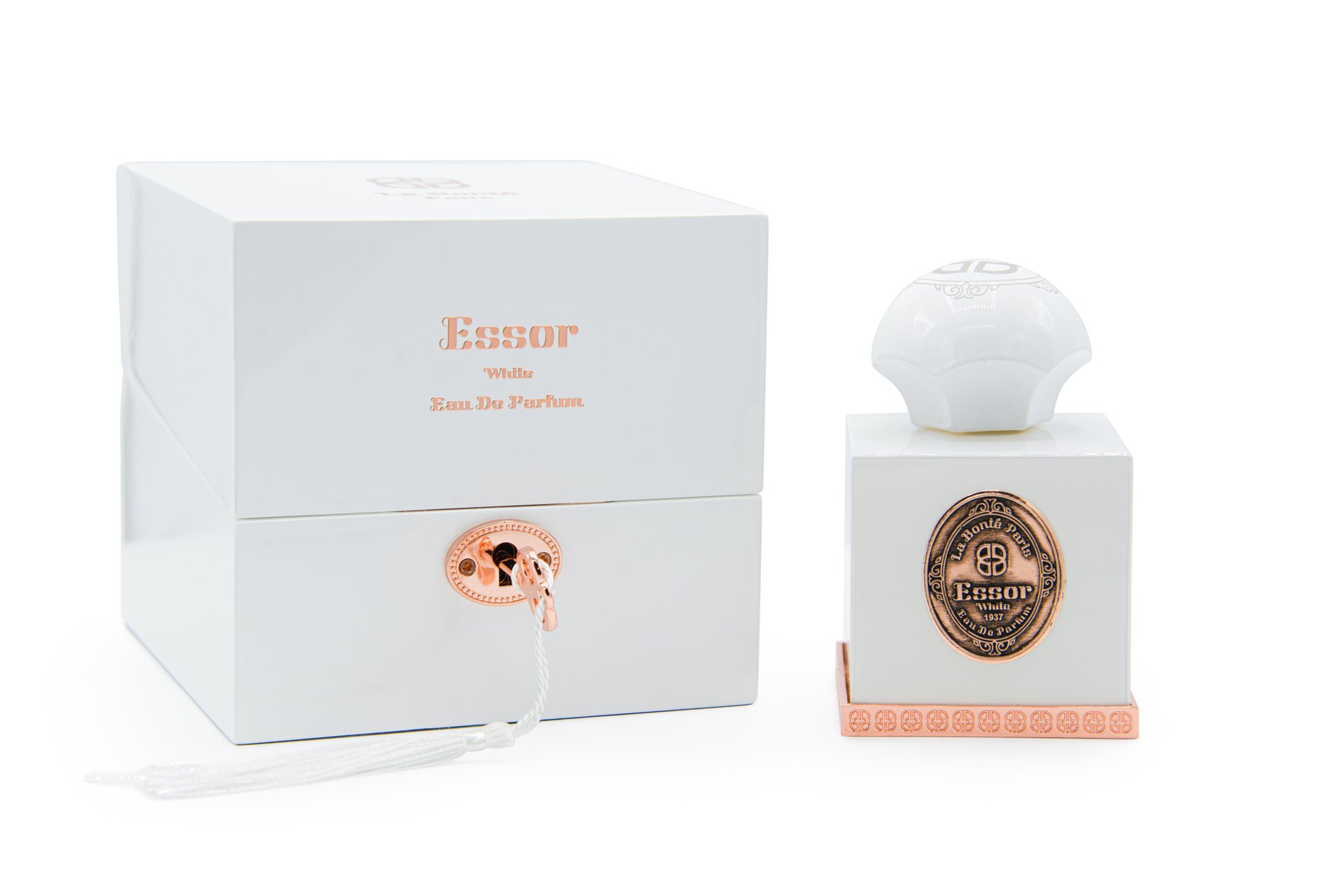 ESSOR White by La Bonte Paris perfume bottle