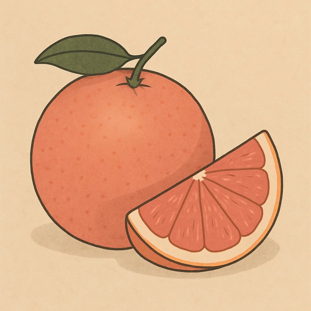 Picture of Italian Pink Grapefruit note