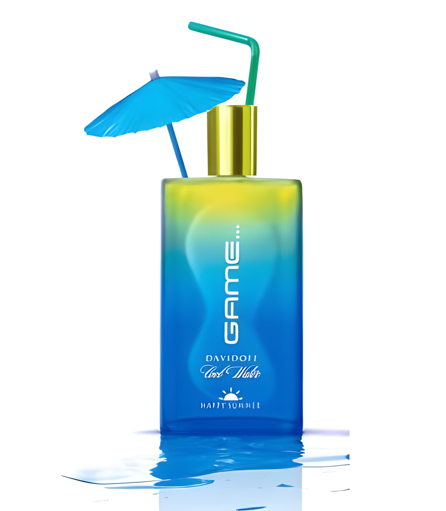 Cool Water Game Happy Summer for Men by Davidoff perfume bottle