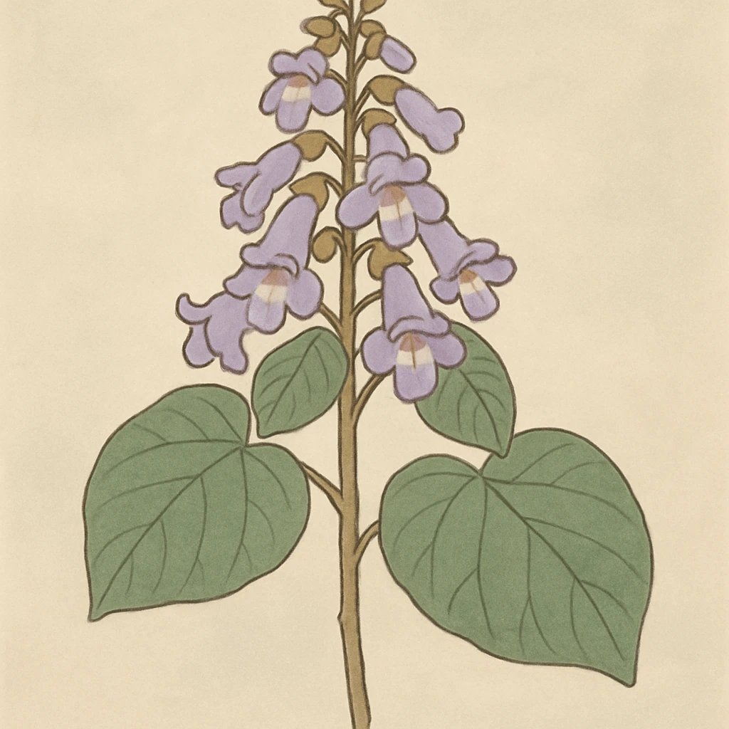 Picture of Princess Tree (Paulownia) note