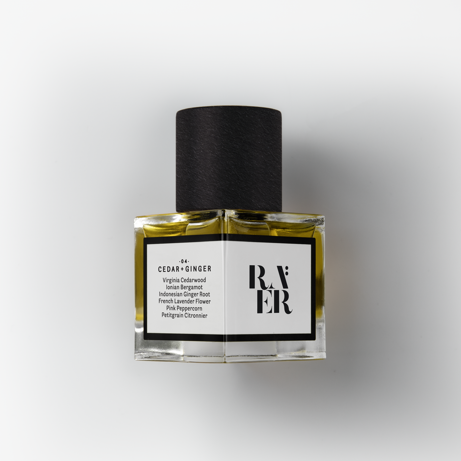 Accord No. 04: Cedar + Ginger by RAER Scents perfume bottle