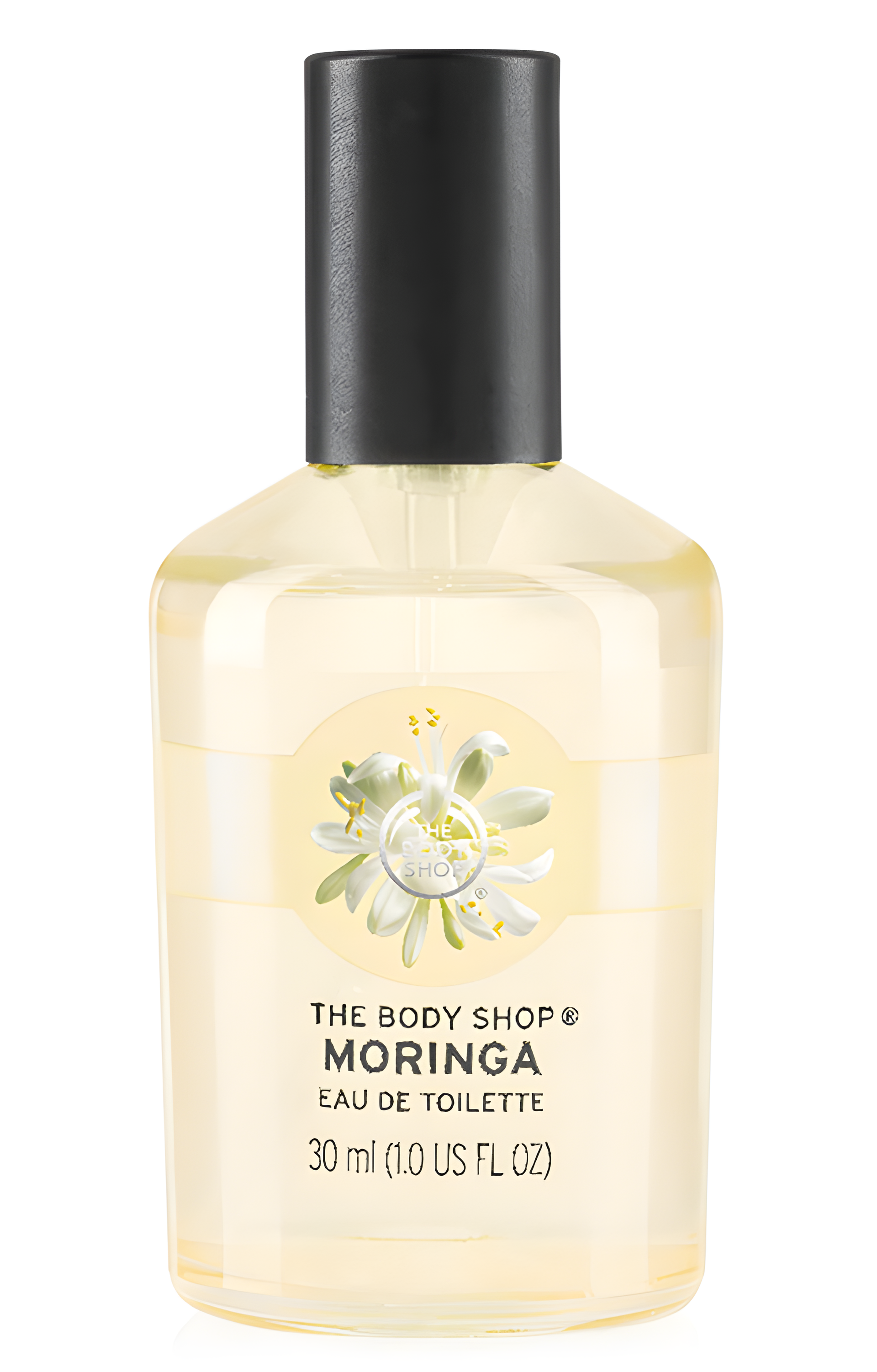 Moringa by The Body Shop perfume bottle