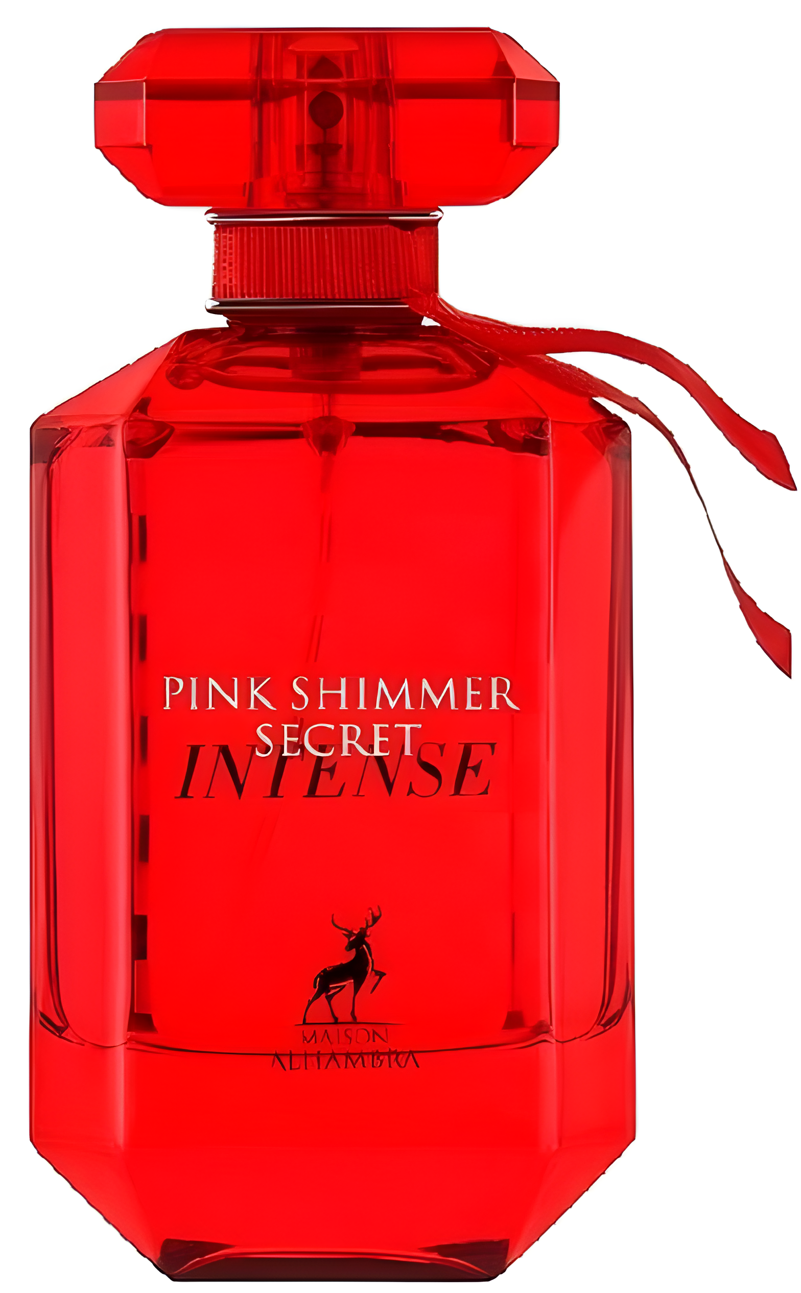 Pink Shimmer Secret Intense by Maison Alhambra perfume bottle
