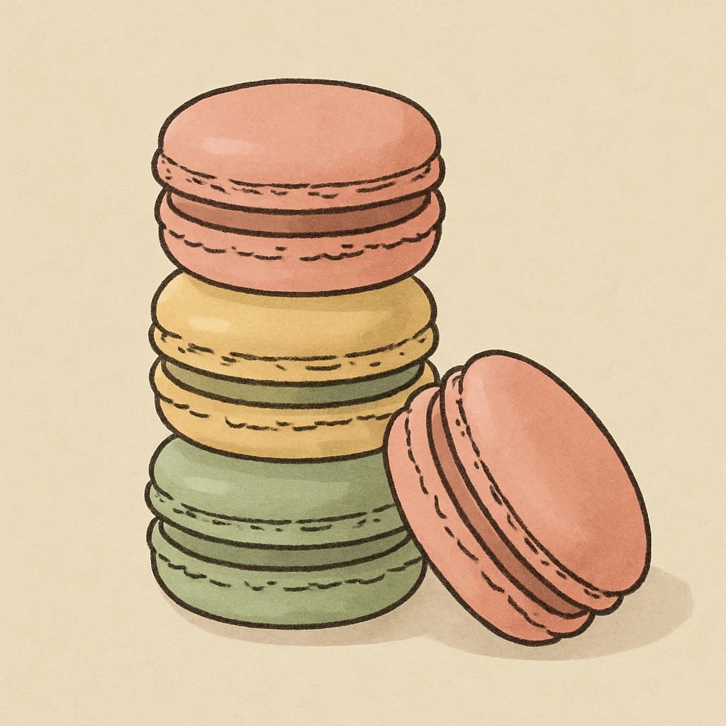 Picture of Macarons note